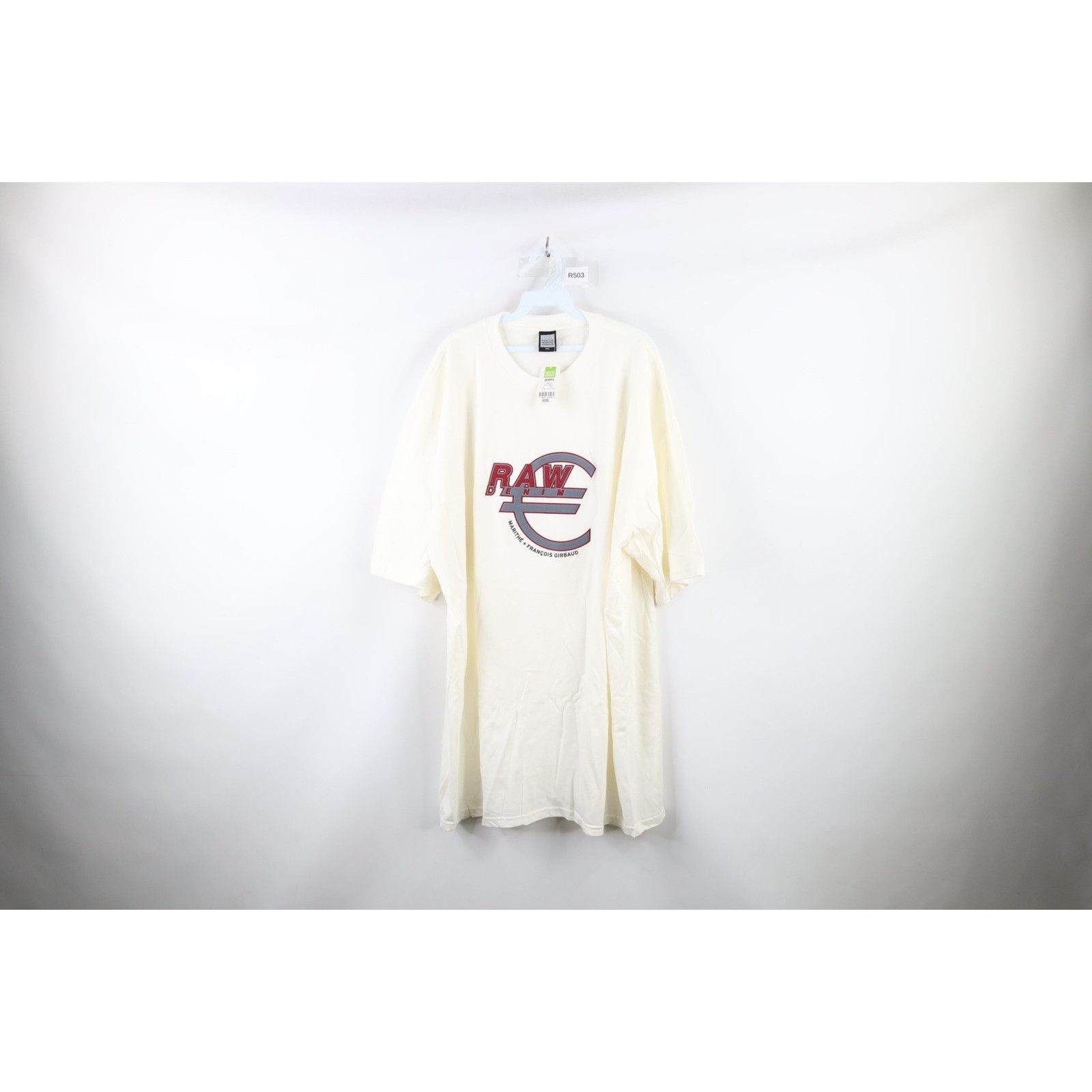 Marithe + Francois Girbaud × Vintage NOS Vintage 90s Marithe Francois Girbaud Baggy T-Shirt 3XL Size US XXL / EU 58 / 5 - 1 Thumbnail