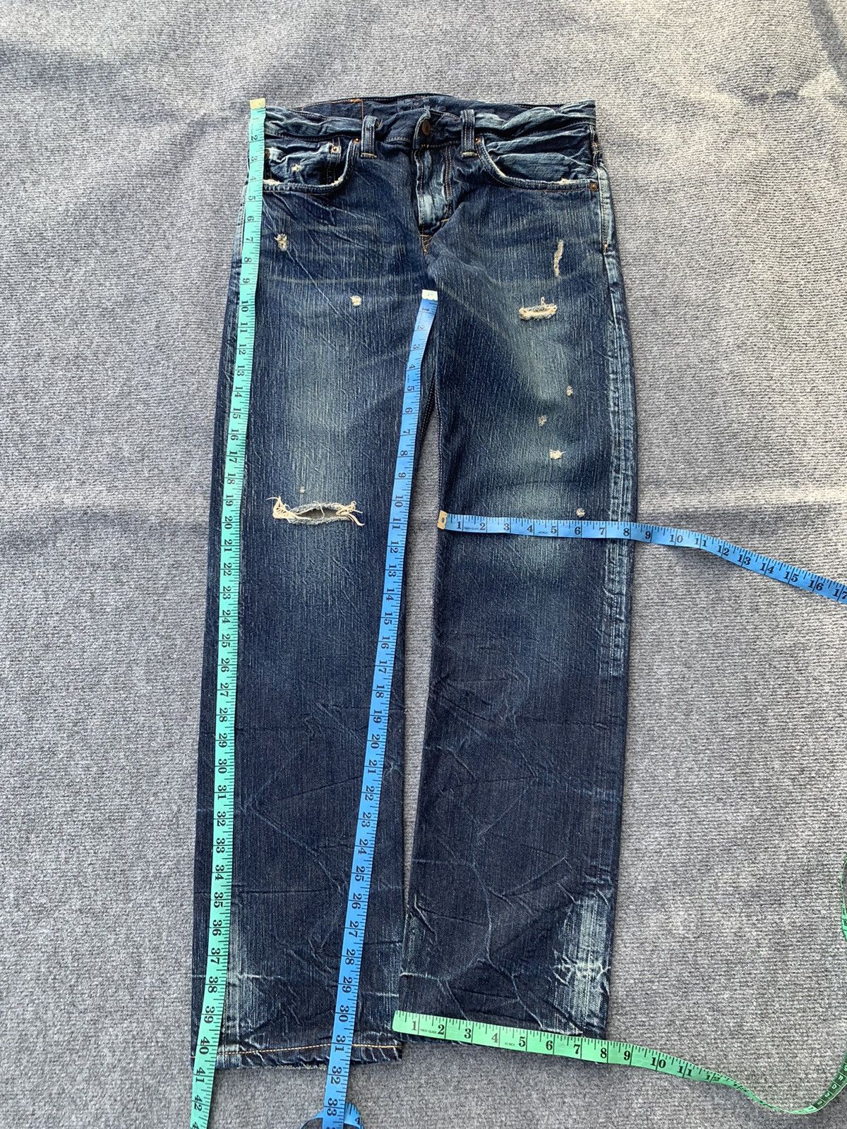 Edwin Distressed Edwin 502 faded blue. Size US 32 / EU 48 - 8 Thumbnail
