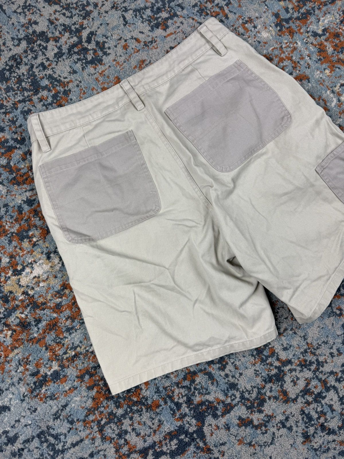 Daily Paper Daily Paper patchwork cargo style logo shorts earth tones Size US 30 / EU 46 - 6 Thumbnail