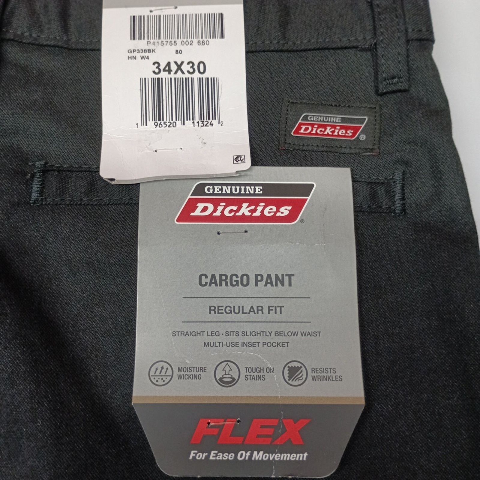 Dickies Dickies Cargo Pants Men's Size 34x30 Black Regular Straight Size US 34 / EU 50 - 2 Thumbnail