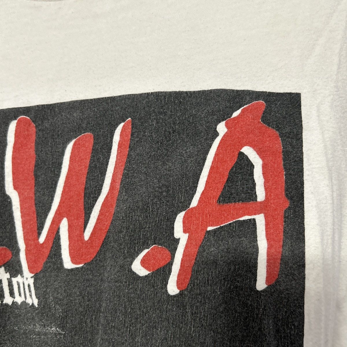 Next Level Apparel Next Level Apparel NWA White Graphic Tee Sz Medium - "Omar" Size US M / EU 48-50 / 2 - 15 Thumbnail