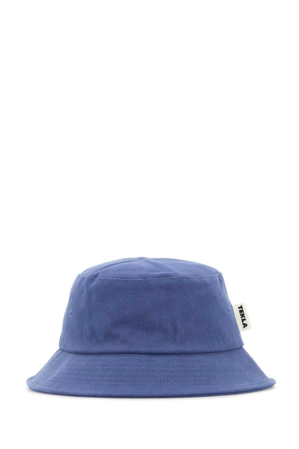 Tekla Air Force Blue Cotton Bucket Hat Size ONE SIZE - 1 Thumbnail
