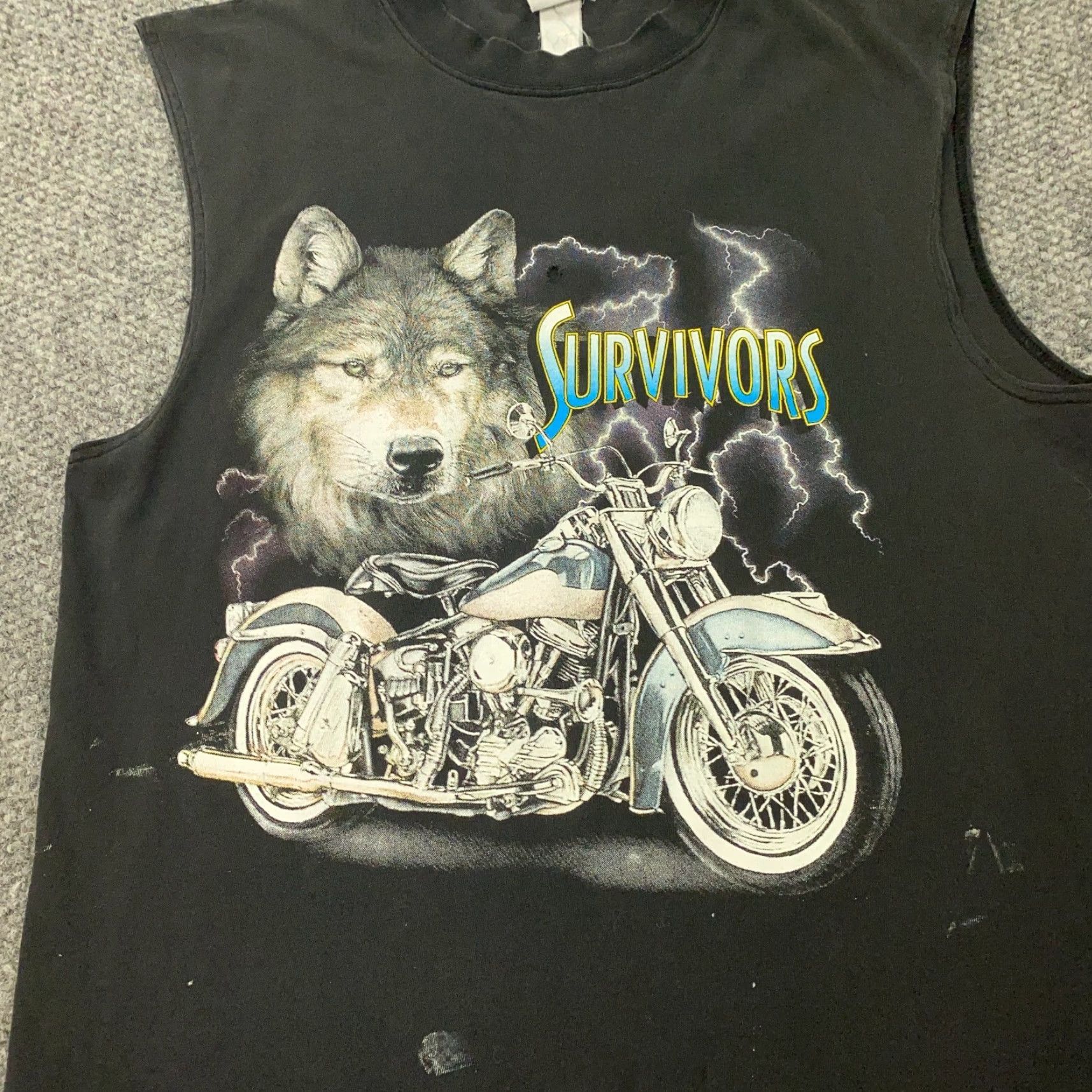 Vintage VINTAGE WCW NWO Wolfpack Shirt Mens Large Black Crew Neck Sleeveless Wrestling 90s Size US L / EU 52-54 / 3 - 2 Thumbnail