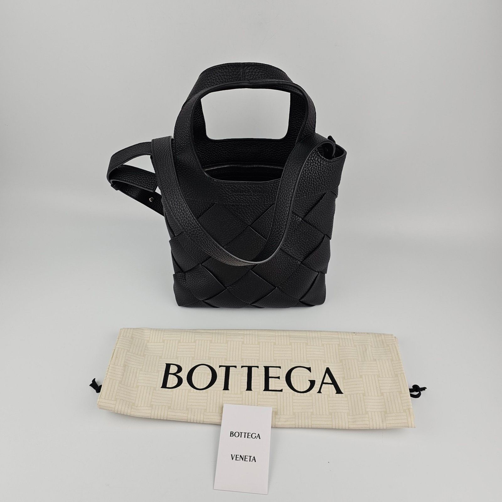 Bottega Veneta BOTTEGA VENETA Diago Small $3500 Black Leather Tote Bag New Size ONE SIZE - 1 Thumbnail