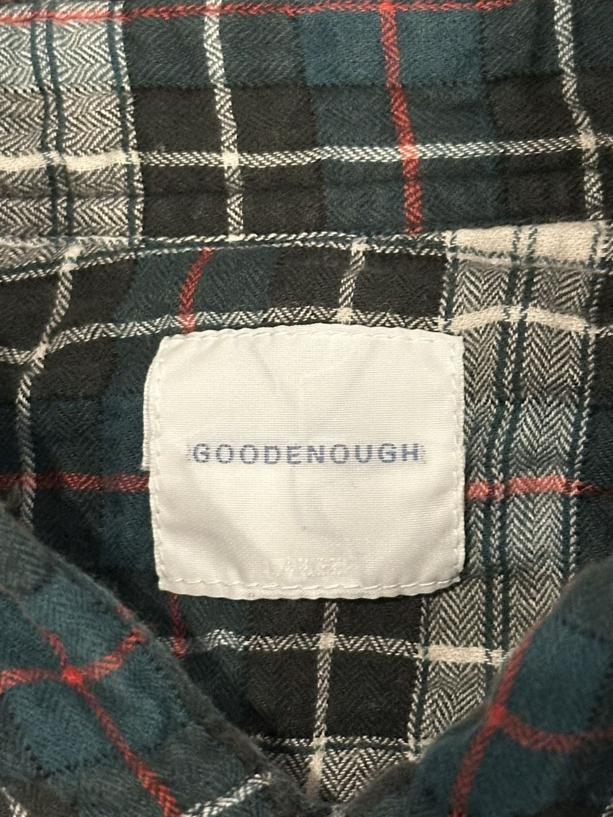 GOODENOUGH GOODENOUGH “Keep The Humming” Stretchy Flannel Button Down Size US M / EU 48-50 / 2 - 8 Thumbnail
