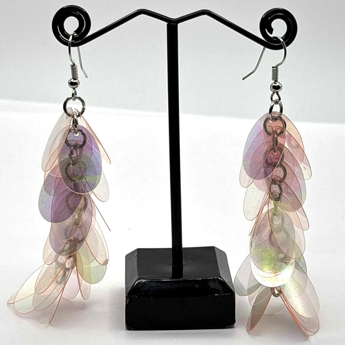 Other Pink Sequins Earrings Size ONE SIZE - 2 Thumbnail