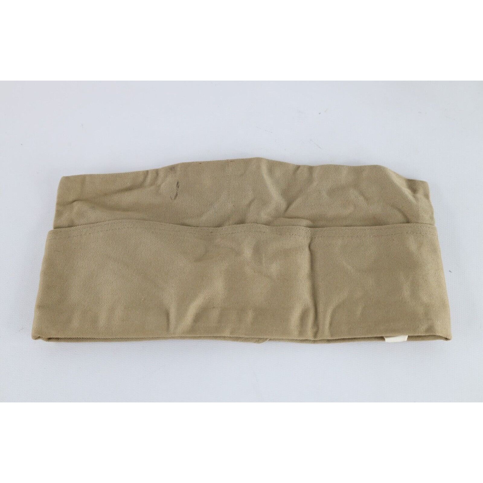 Vintage Vintage 50s 1952 Korean War Khaki M-1950 Garrison Cap Hat Size ONE SIZE - 5 Thumbnail