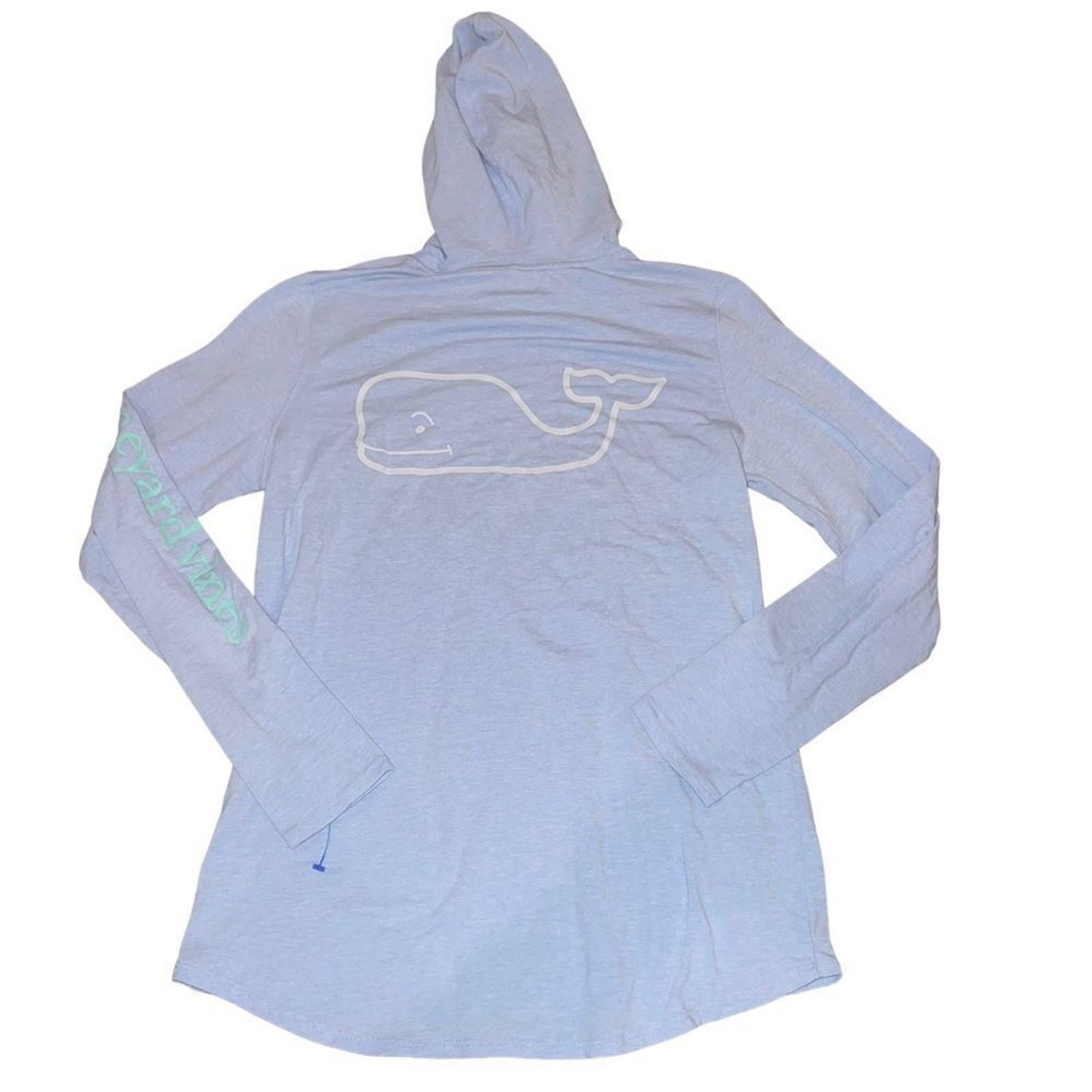 Vineyard Vines Vineyard Vines Womens Hooded Long Sleeve T-Shirt Blue XS Size XS / US 0-2 / IT 36-38 - 6 Thumbnail