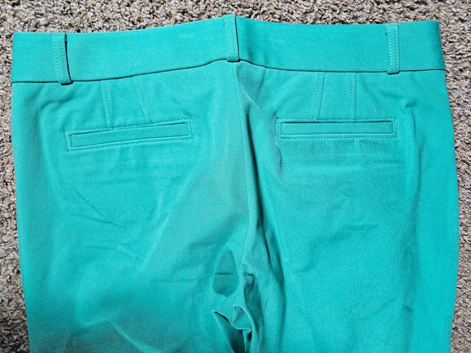 Banana Republic Banana Republic Sloan Green Cropped Pants Size 8 Petite Size 30" / US 8 / IT 44 - 7 Thumbnail