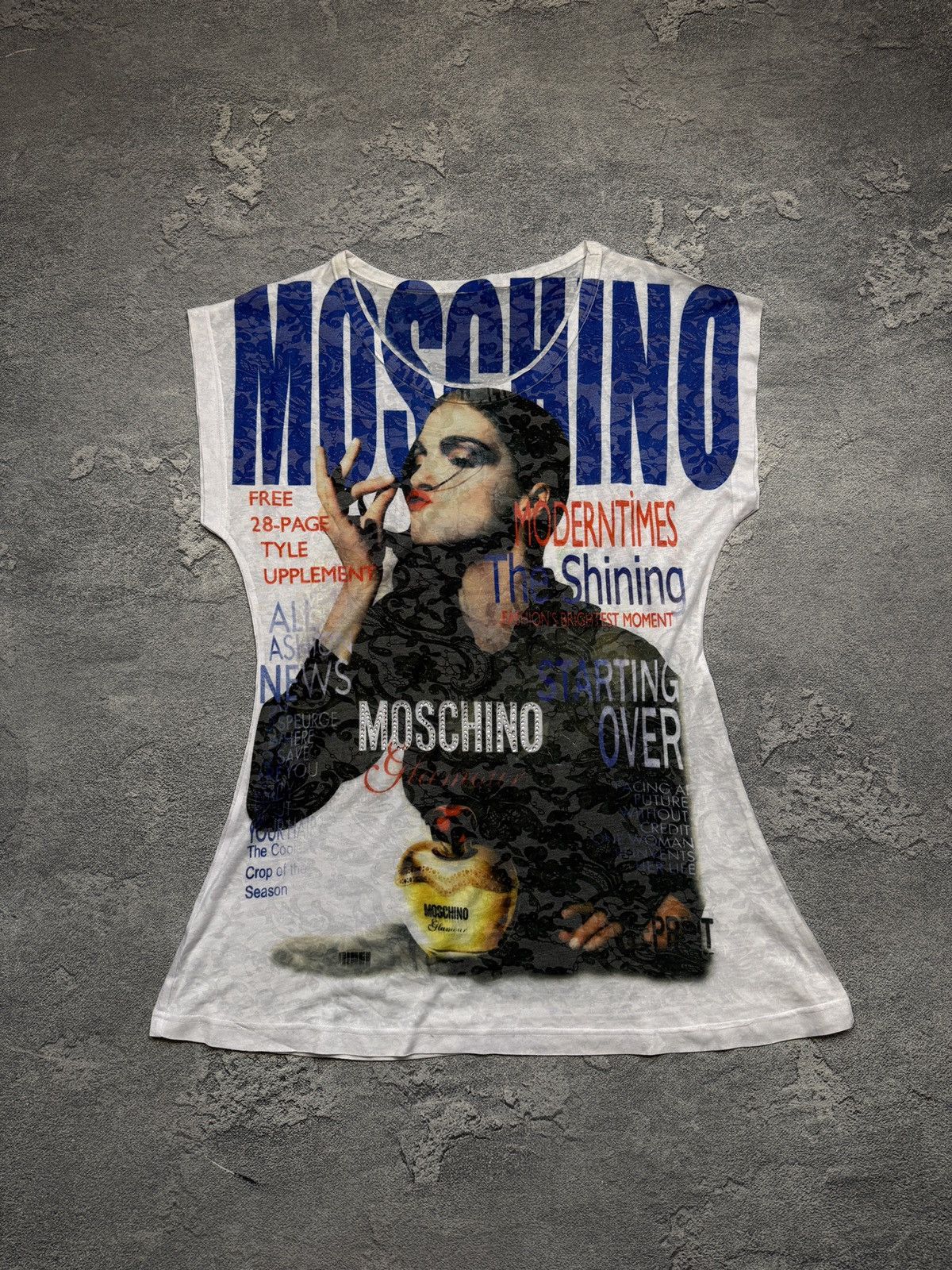 Love Moschino VINTAGE LOVE MOSCHINO Y2K TEE SHIRT Size L / US 10 / IT 46 - 1 Thumbnail