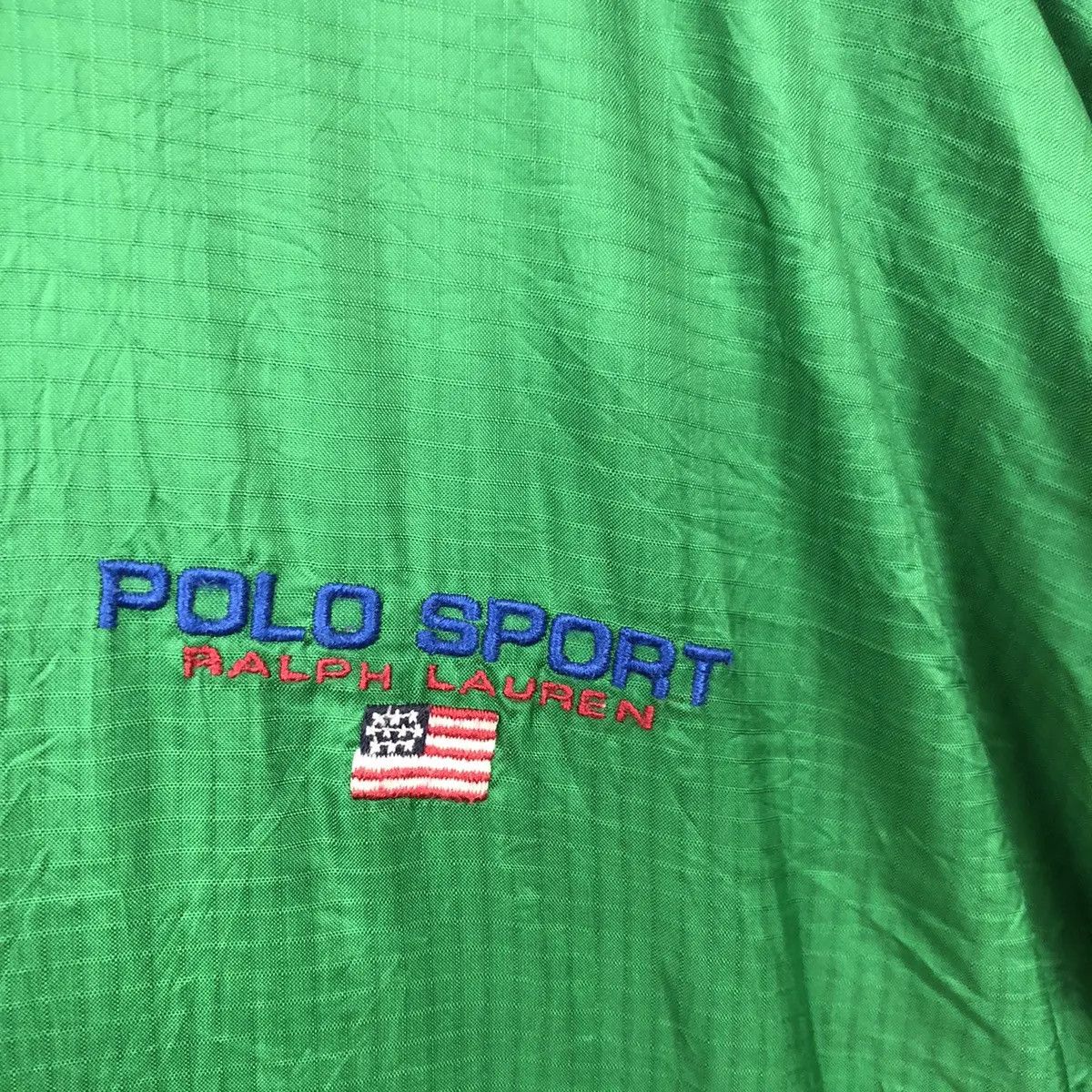 Polo Ralph Lauren Vtg 90 POLO SPORT RALPH LAUREN Green Hoodie Tactical Jacket Size US L / EU 52-54 / 3 - 7 Thumbnail