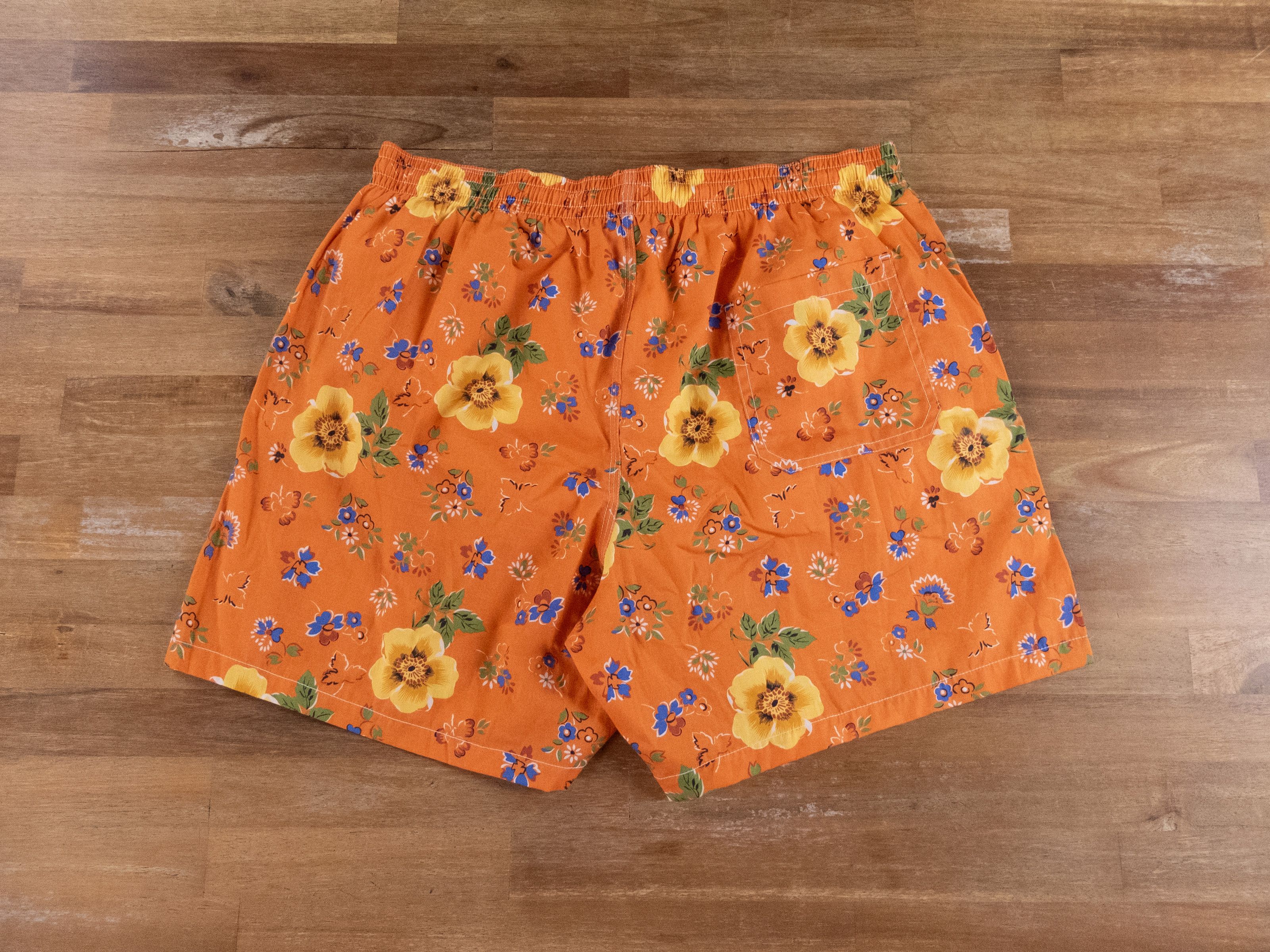 Malo MALO Optimum orange floral print swim shorts XXL Italy Size US 38 / EU 54 - 4 Thumbnail