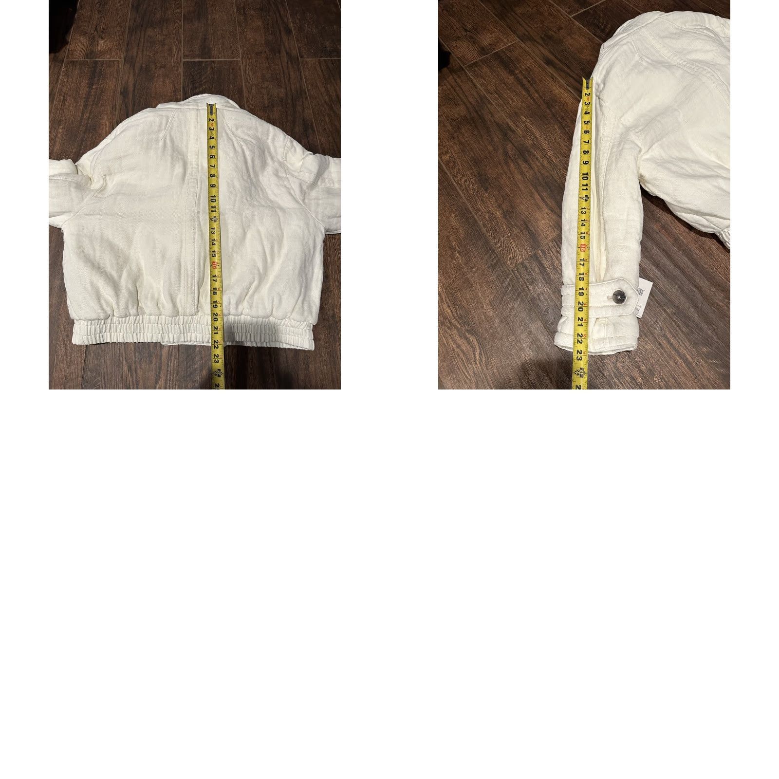 Free People FREE PEOPLE Bomber Jacket Women's Medium Ivory Faux Fur Cropped NWT We The Free Bohemian 70s Size M / US 6-8 / IT 42-44 - 10 Thumbnail