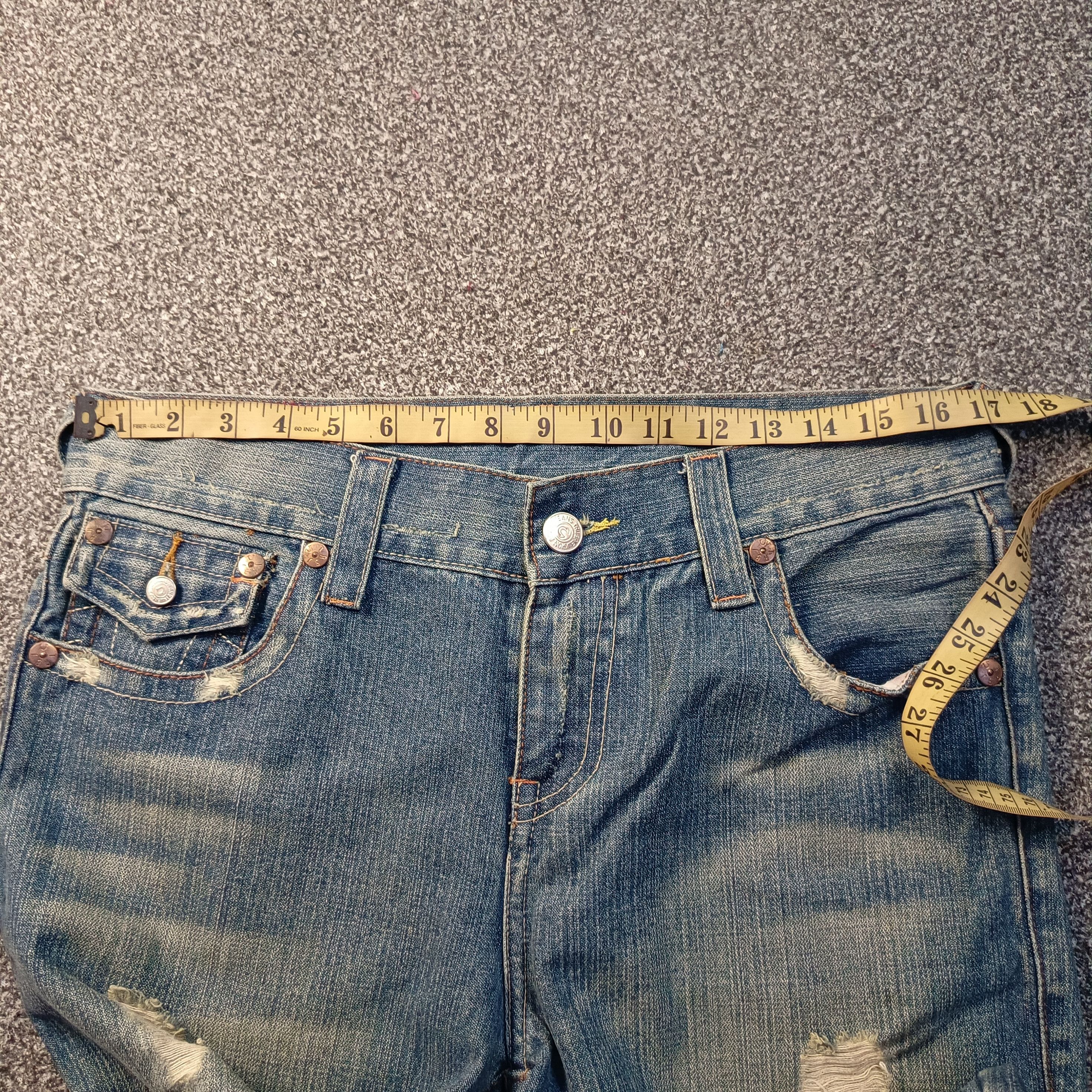 True Religion 🔥🔥 Y2k Baggy Distressed True Religion Dirty Denim Size US 34 / EU 50 - 10 Thumbnail