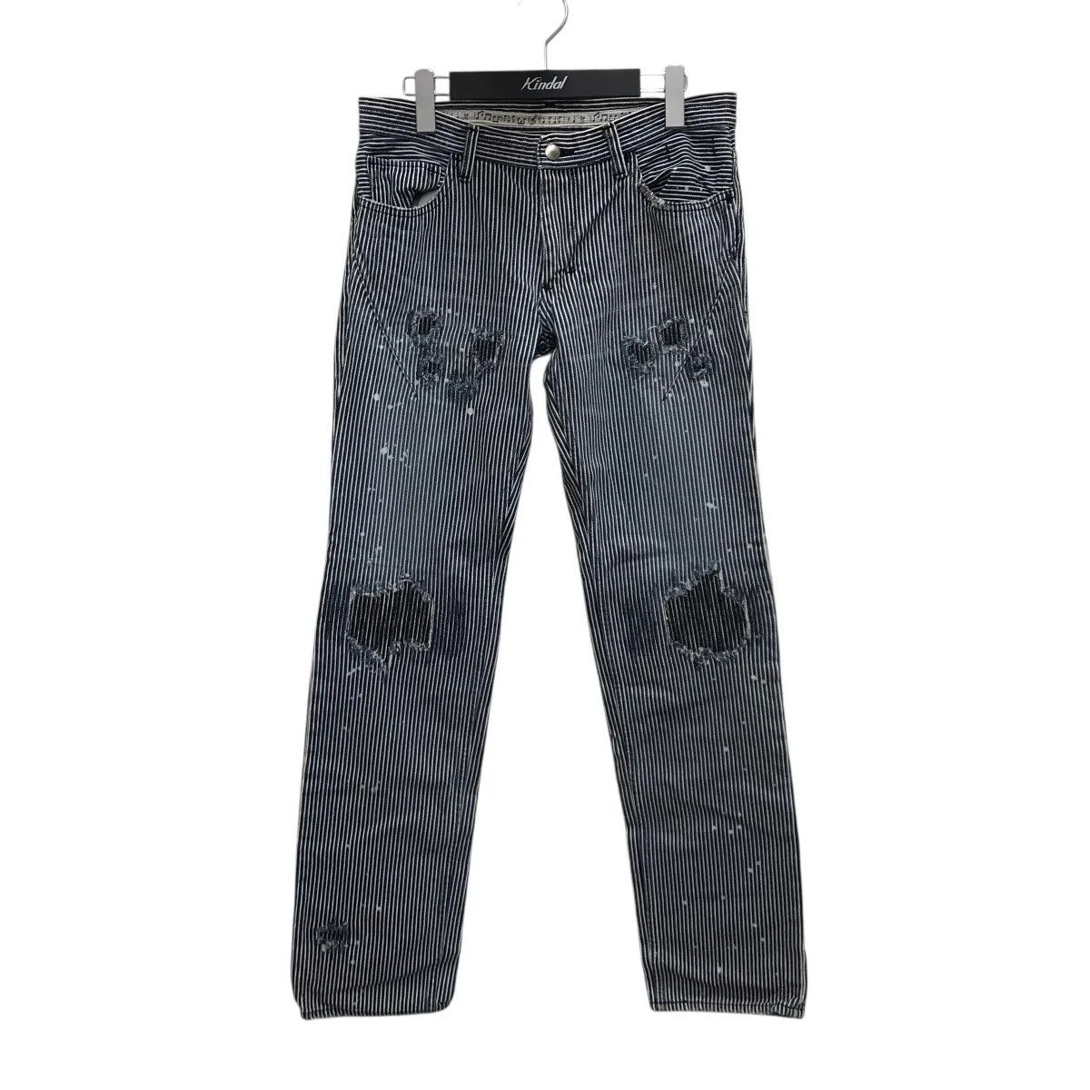 パンツ Number(N)ine hickory denim skinny pants Number(N)ine hickory denim skinny pants - メルカリ