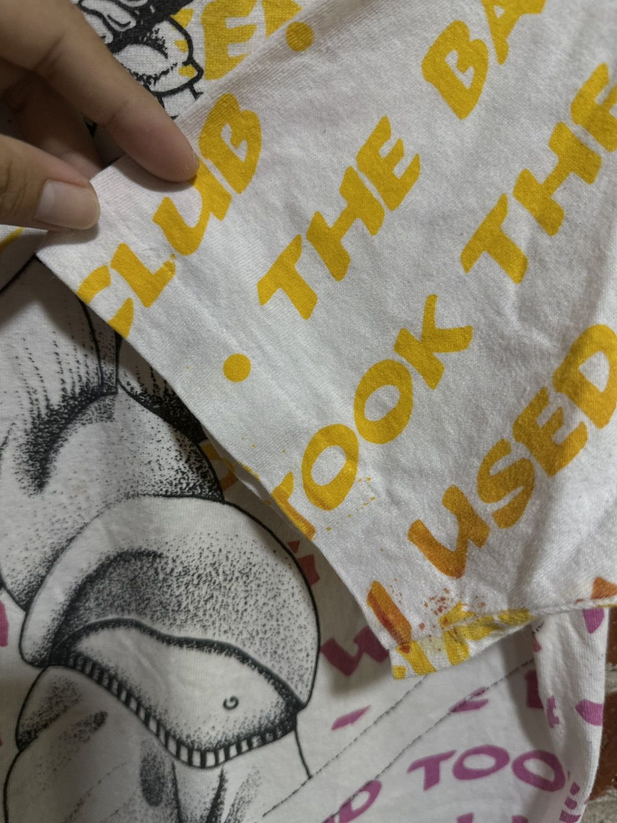 Fruit Of The Loom × Vintage Vintage 90s Golf Excuses Aop Faded Tee Size US L / EU 52-54 / 3 - 3 Thumbnail
