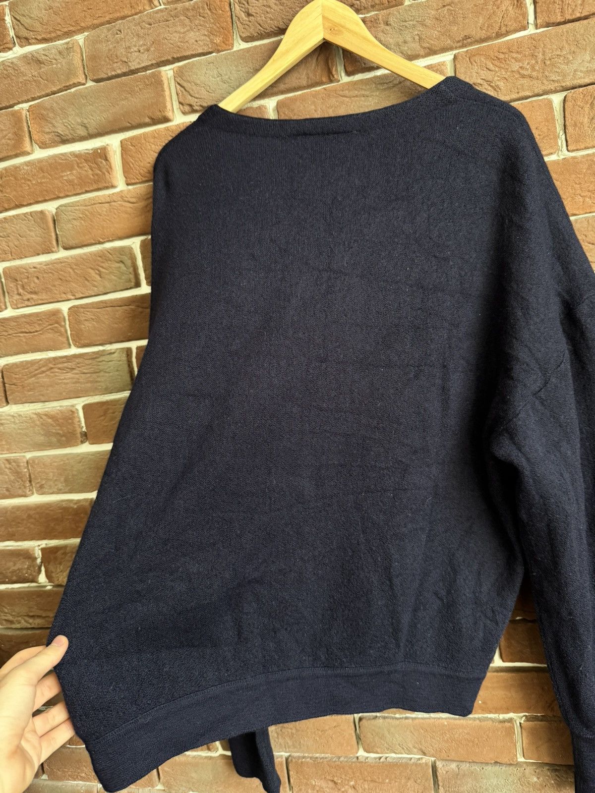 Lacoste Lacoste Vintage 80s Cardigan Sweater Navy 7 Classic Casual Size US XL / EU 56 / 4 - 6 Thumbnail