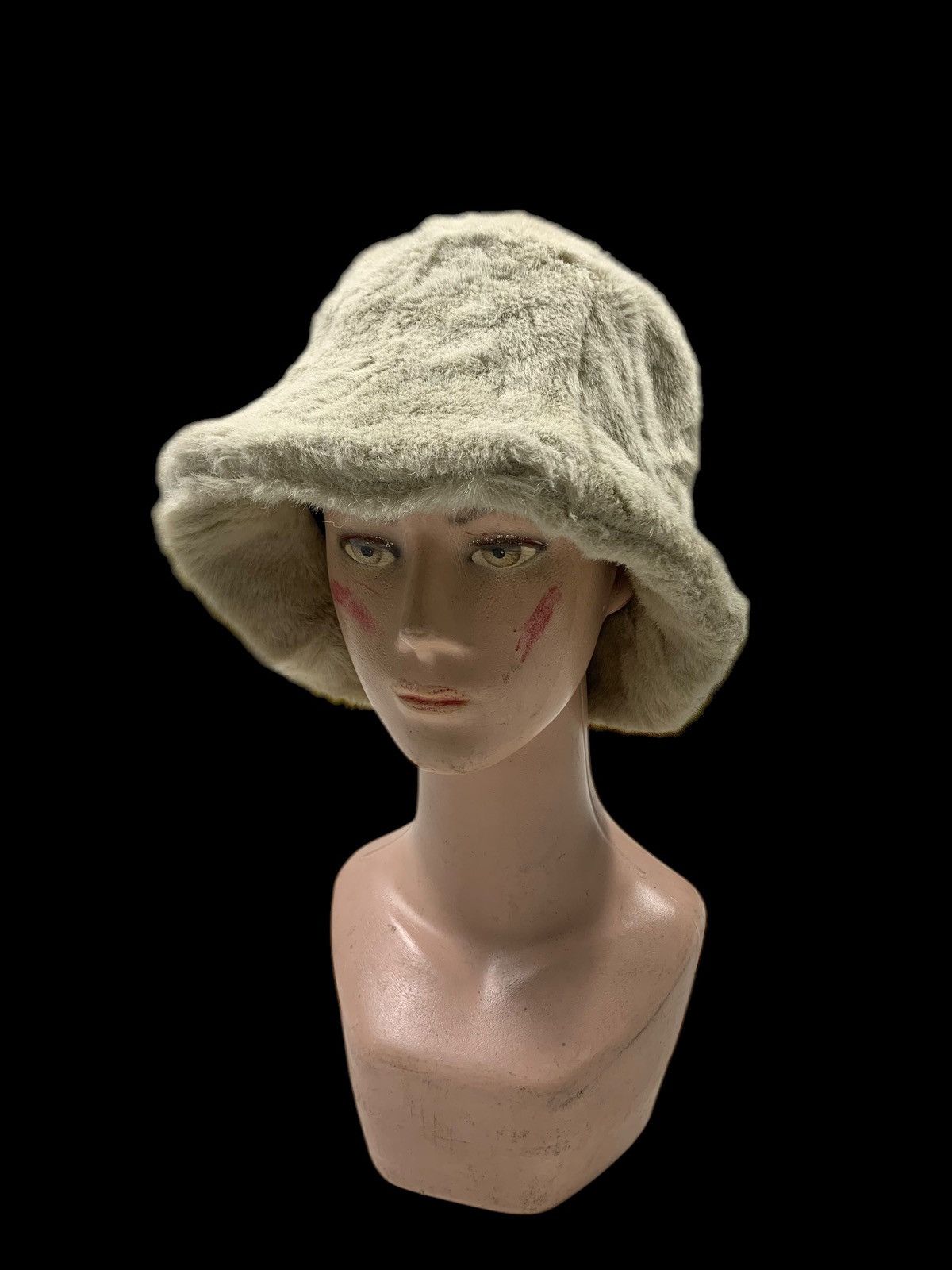 Japanese Brand Japanese style Fur mohair bucket Hats Size ONE SIZE - 2 Thumbnail
