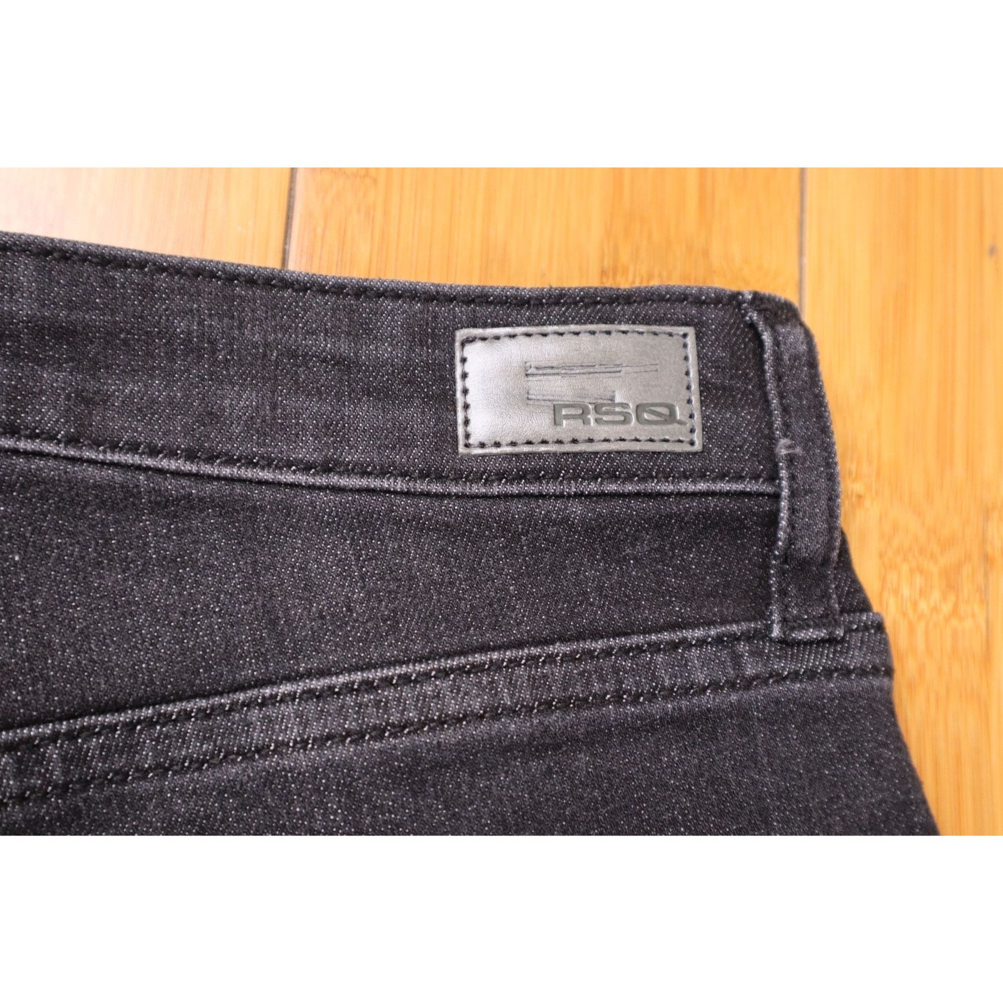 Rsq RSQ Vintage Mom Jeans - Size 25 - Distressed Black High Rise Size 25" / US 0 / IT 36 - 5 Thumbnail