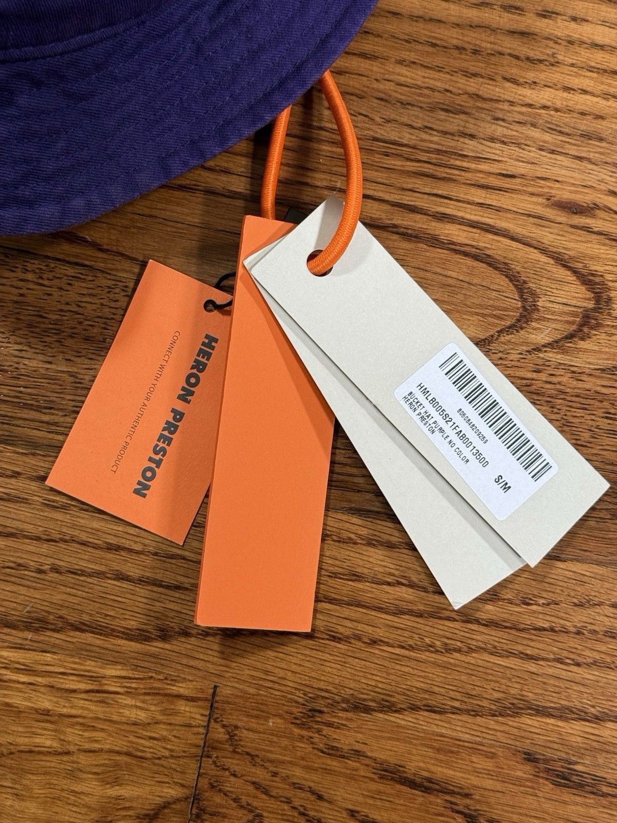 Heron Preston Heron Preston Purple Twill Bucket Hat Adult Unisex S/M NWT Size ONE SIZE - 7 Thumbnail
