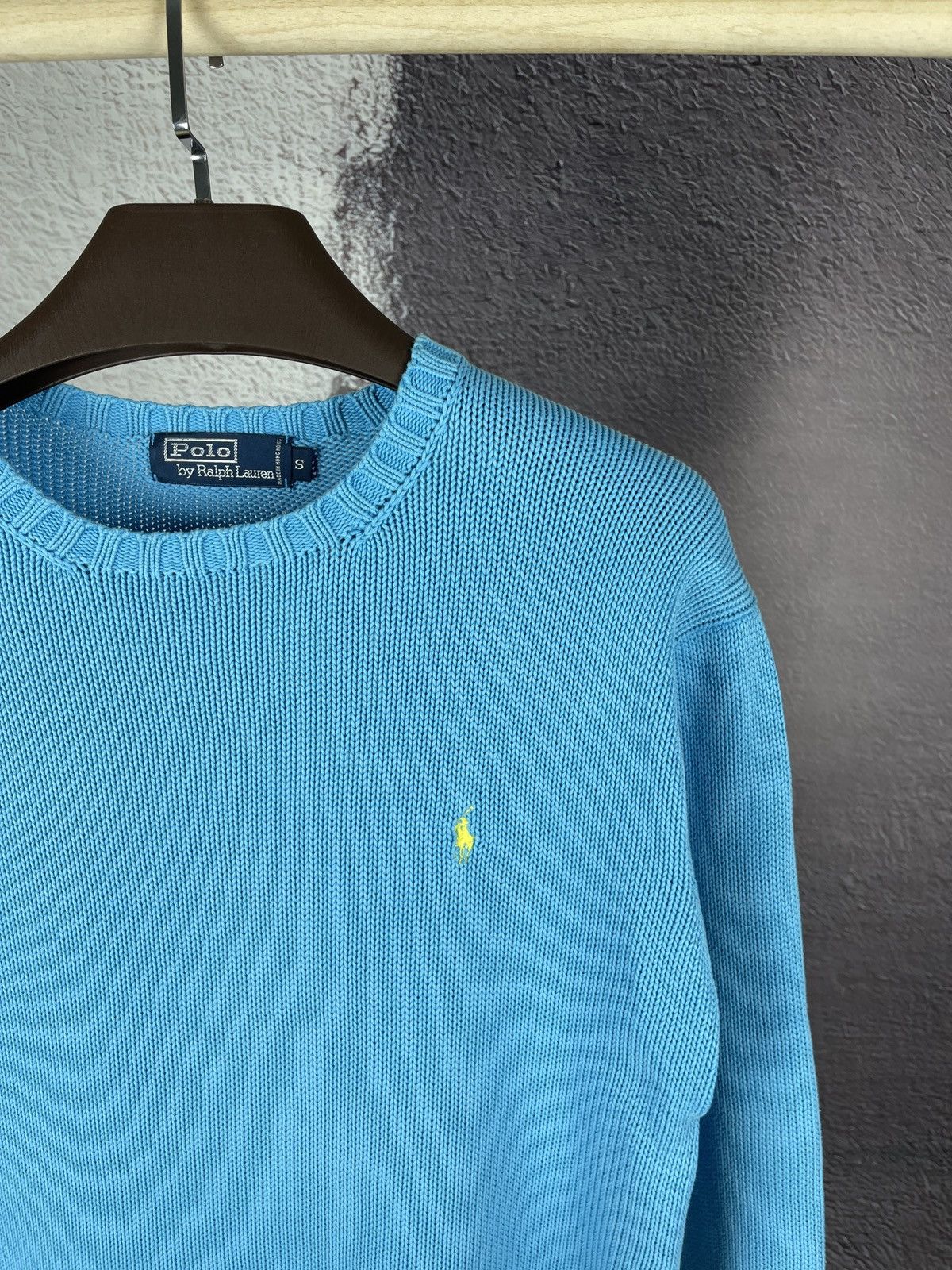 Polo Ralph Lauren Polo Ralph Lauren vintage blue yellow logo knitted sweater Size US S / EU 44-46 / 1 - 6 Thumbnail