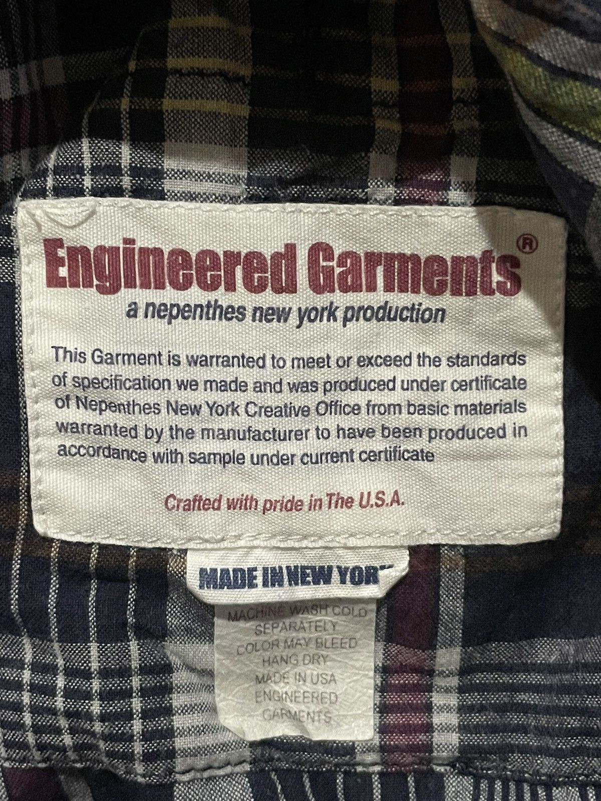 Engineered Garments FWK Engineered Garments Shirt Size XS / US 0-2 / IT 36-38 - 4 Thumbnail