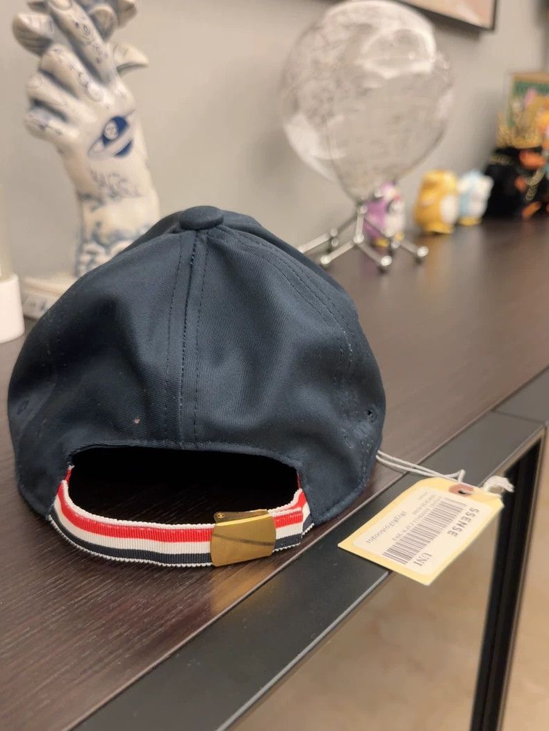 Thom Browne Thom Browne Navy Baseball Cap - dmc Size ONE SIZE - 1 Thumbnail