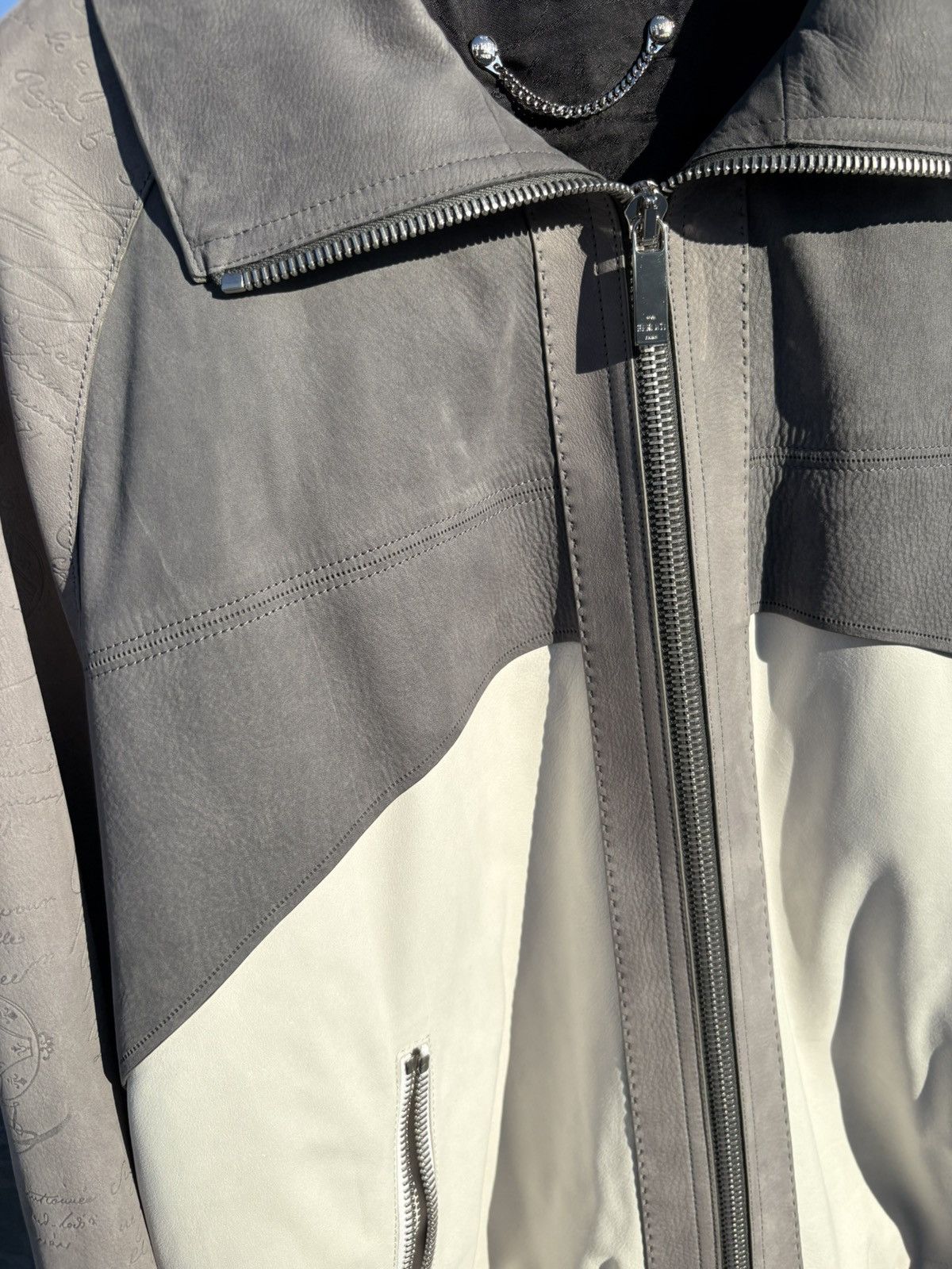 Berluti Berluti leather track jacket Size US M / EU 48-50 / 2 - 2 Thumbnail