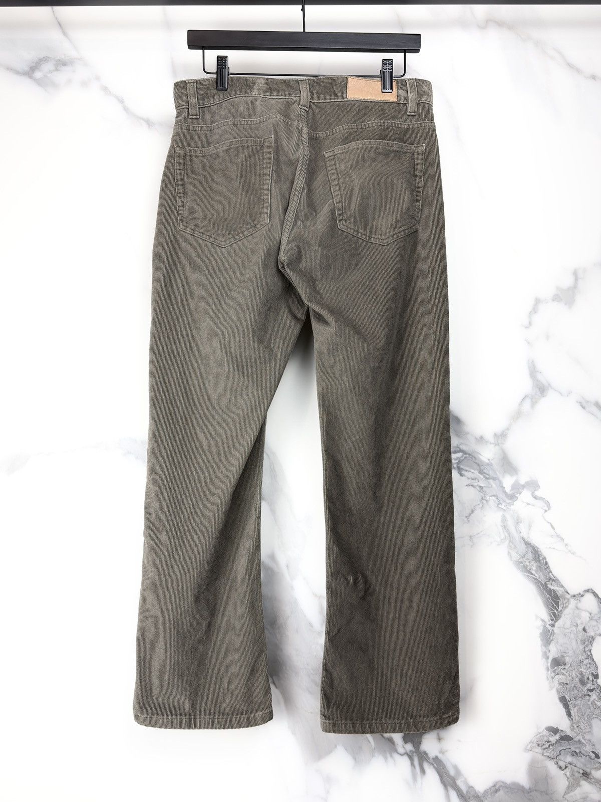 Gucci Gucci Tom Ford Leather Patch Bootcut Corduroy Jeans Olive Size US 32 / EU 48 - 2 Thumbnail