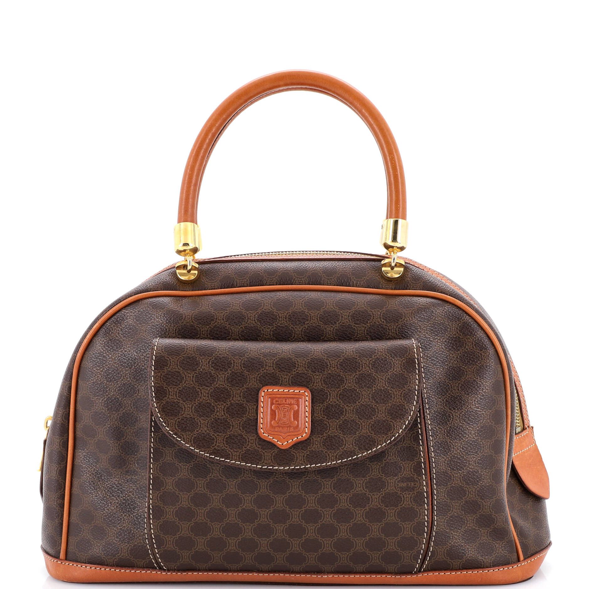 Celine Vintage Front Pocket Top Handle Bag Size ONE SIZE - 1 Thumbnail