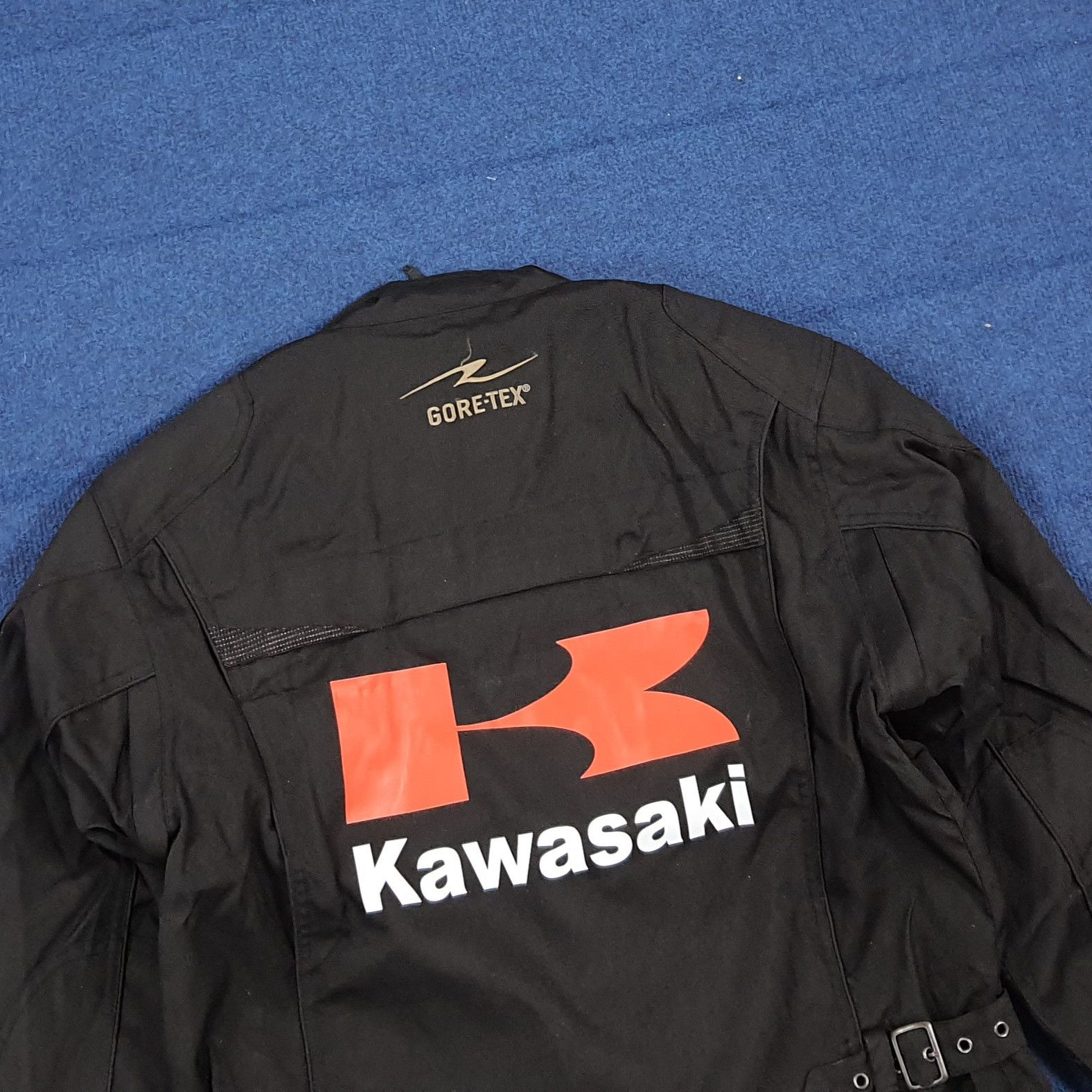 Japanese Brand Vintage Kawasaki Gore-Tex Racing Motorcycle Jacket C307N6 Size US M / EU 48-50 / 2 - 2 Thumbnail