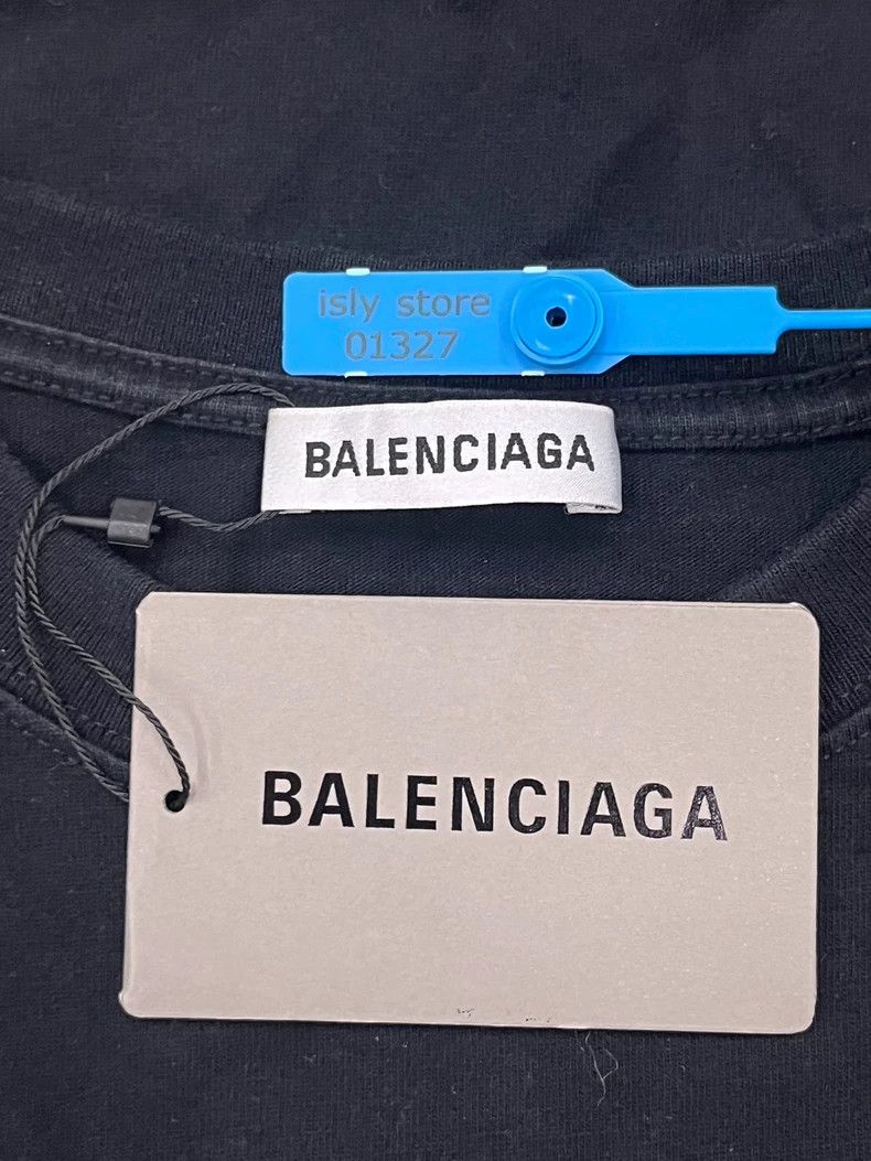 Balenciaga Balenciaga Letter Print Round Neck Loose Fit Short Sleeve Size US XS / EU 42 / 0 - 5 Thumbnail