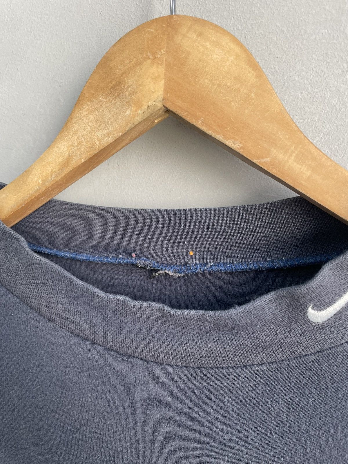 Nike Nike retro swoosh drill y2k cotton turtle neck sweatshirt Size US L / EU 52-54 / 3 - 5 Thumbnail