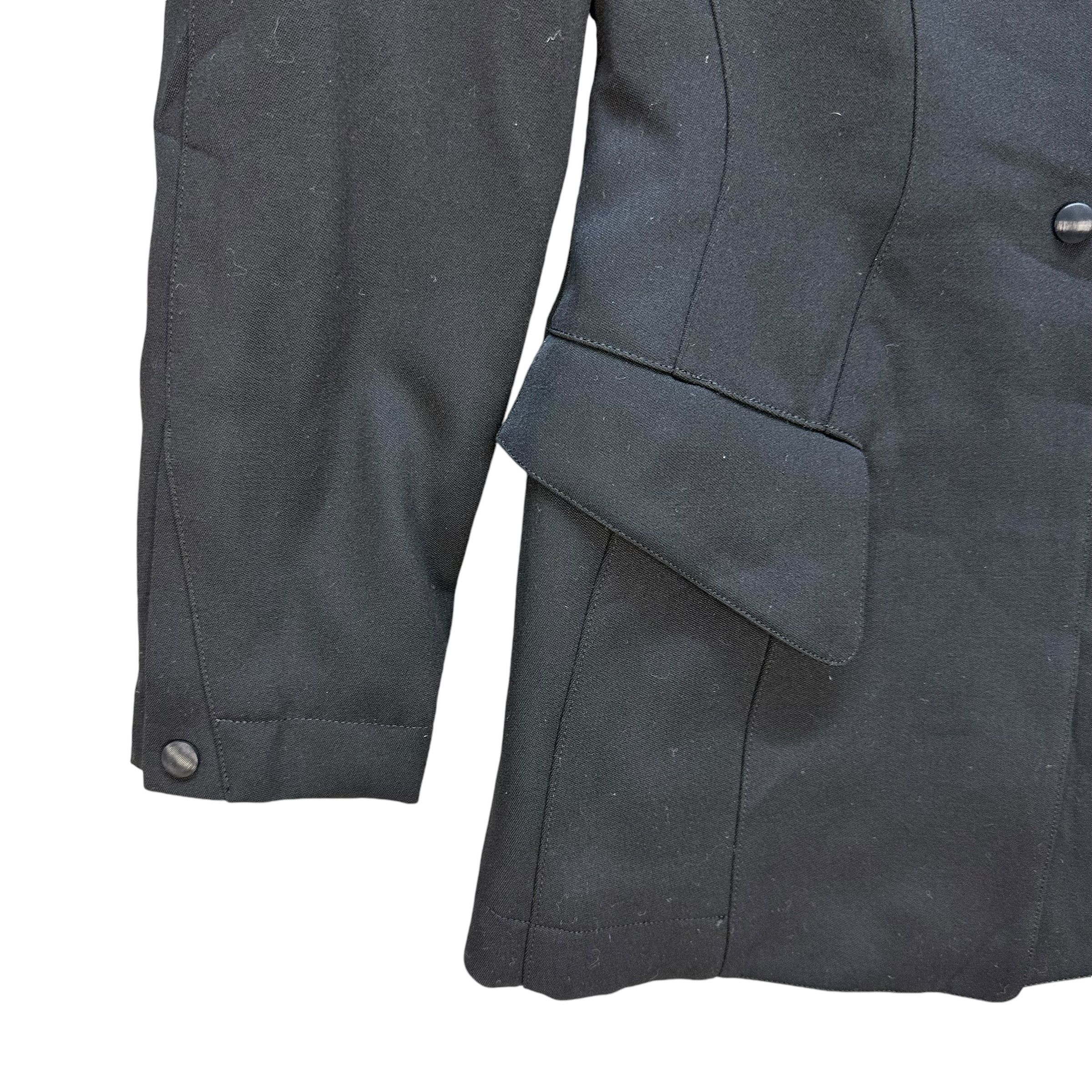 Thierry Mugler 80's THIERRY MUGLER Asymmetrical Jacket Collarless #A56-1279 Size S / US 4 / IT 40 - 4 Thumbnail