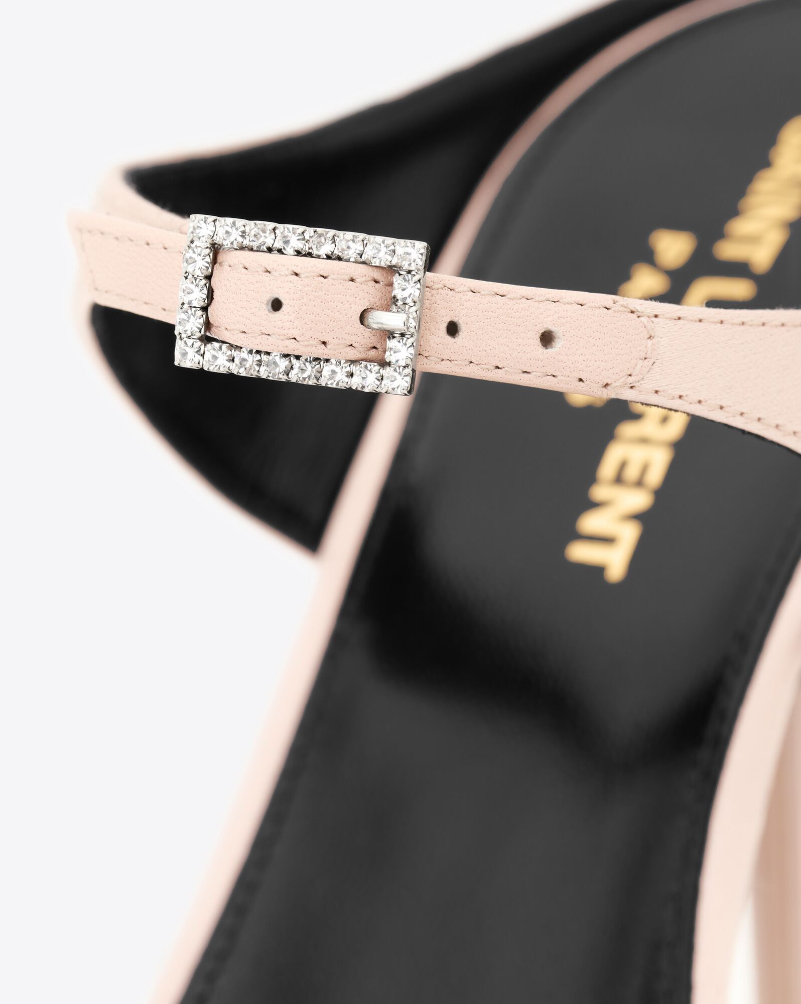 Saint Laurent Paris o1s1wg111024 Dive Mules in Silk Satin in Beige Size US 6.5 / IT 36.5 - 4 Thumbnail