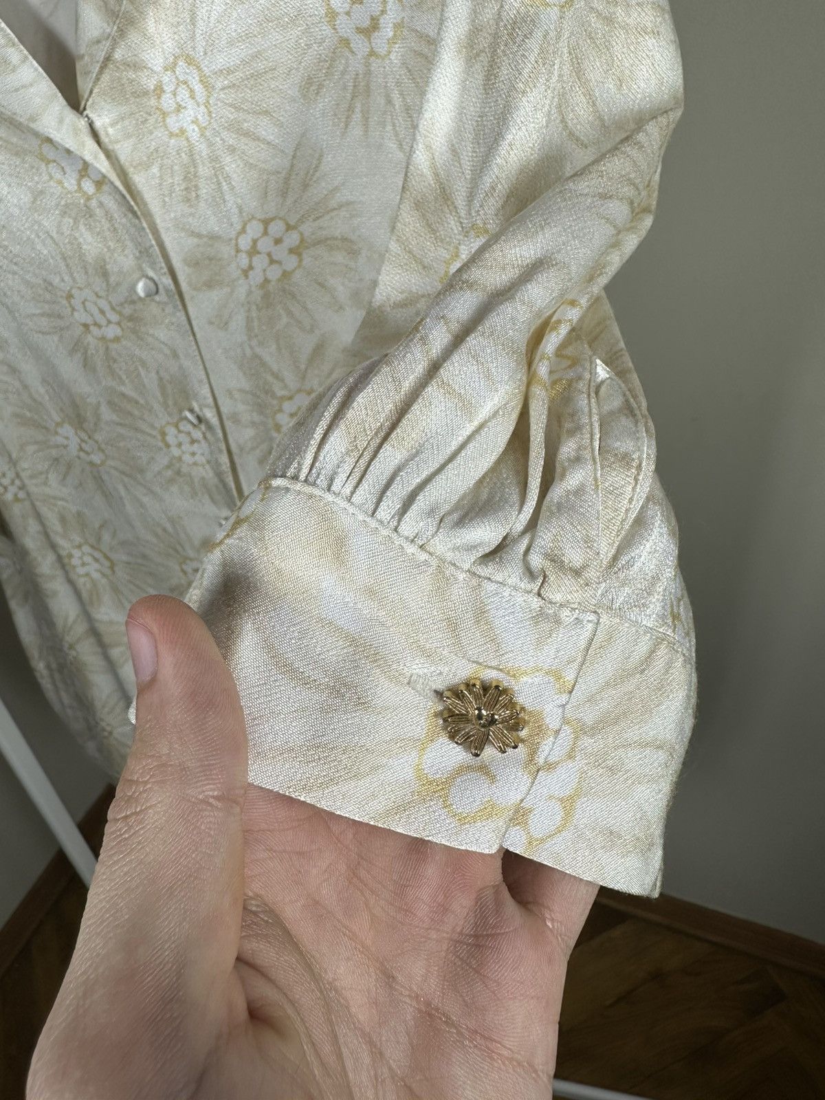 Other Fabienne Chapot Blouse Flowered Gold Size M / US 6-8 / IT 42-44 - 10 Thumbnail