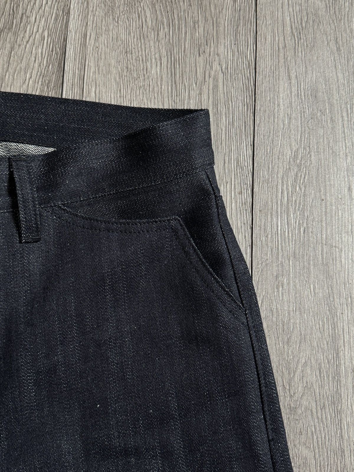 Acne Studios DOOF.YOUTH 15.5 OZ DEEP INDIGO RAW SELVEDGE DENIM Size US 32 / EU 48 - 4 Thumbnail