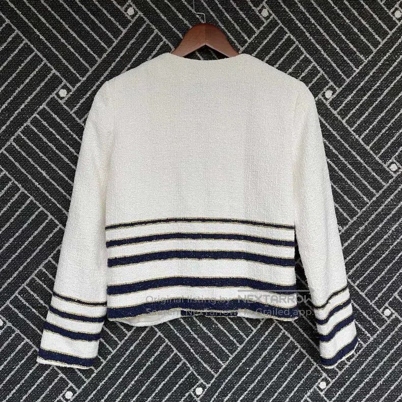 Valentino Valentino Linen striped jacket Size XS / US 0-2 / IT 36-38 - 2 Thumbnail