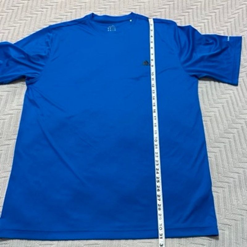 Adidas Adidas royal blue short sleeve athletic shirt size XL Size US XL / EU 56 / 4 - 7 Thumbnail