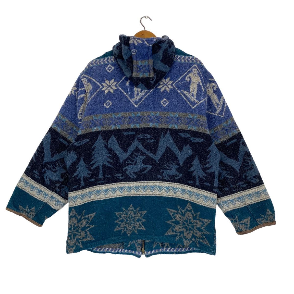 L.L. Bean × Vintage Vintage L.L Bean printed wool hoodie jacket Size US M / EU 48-50 / 2 - 2 Thumbnail