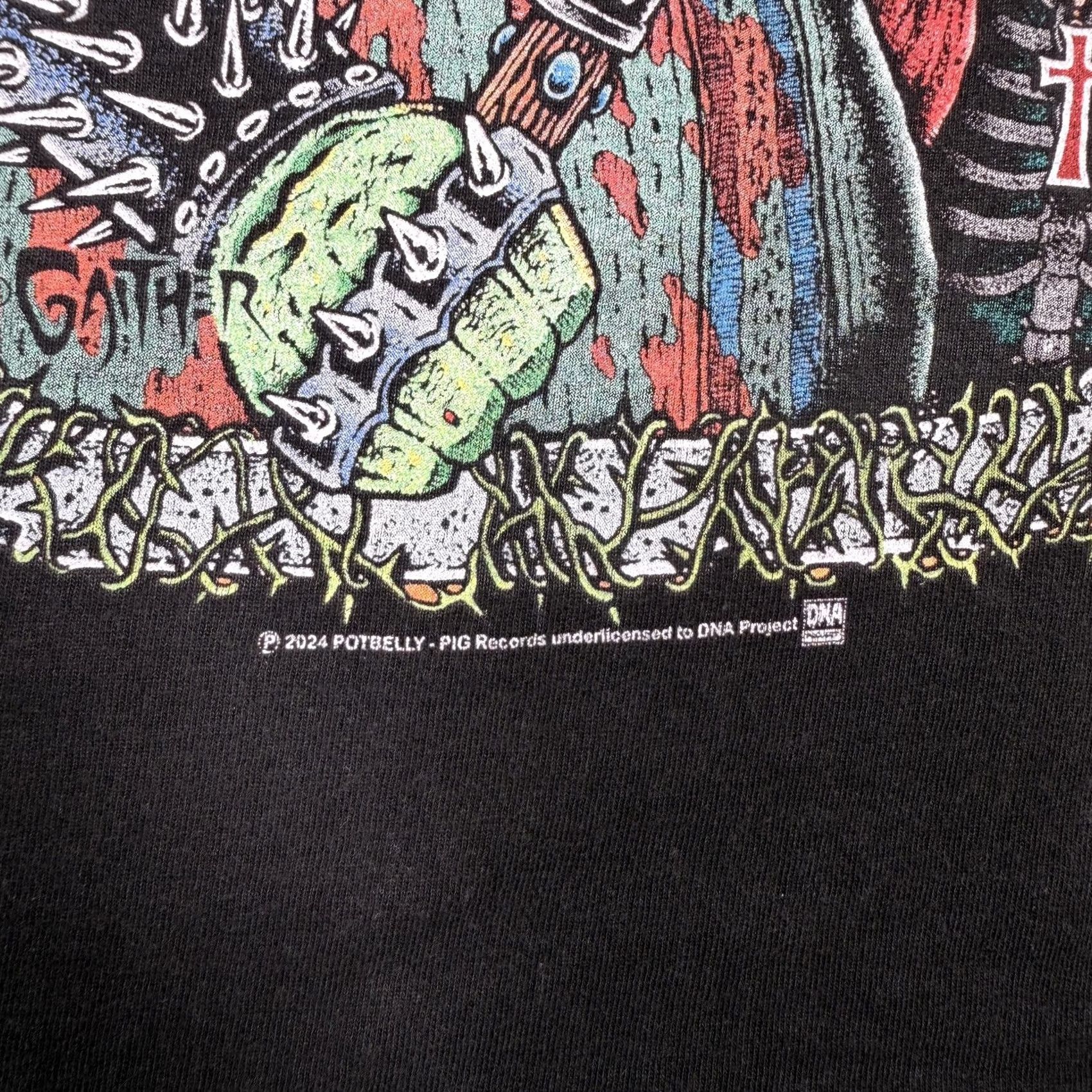 Vintage New States Apparel Potbelly Shirt Mens M Black Horror Tee T-Shirt Graphic Print Crew Neck Short Sleeve Vintage: No Size US M / EU 48-50 / 2 - 3 Thumbnail