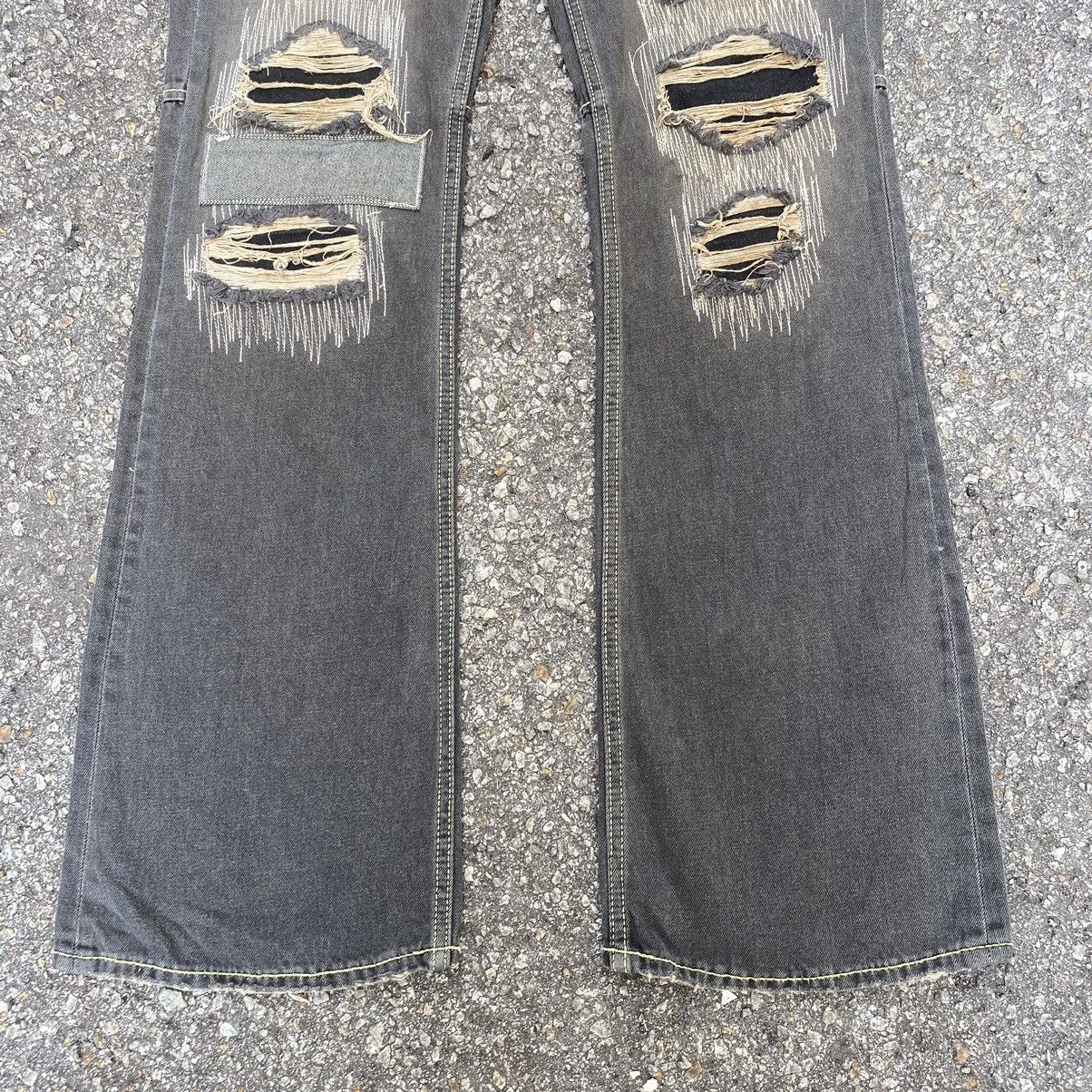 Flared Jeans Blutenblatt Bush Pant Distressed Denim Boot Cut