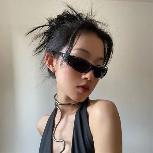 VIBE Retro punk sunglasses y2k unisex Size ONE SIZE - 3 Thumbnail