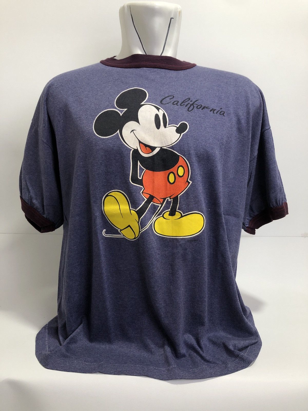 Vintage Mickey Mouse California Ringer T-Shirt