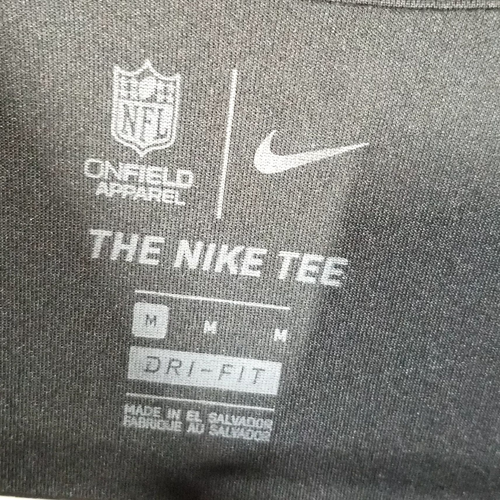 Nike VINTAGE Pittsburgh Steelers Nike Football T-Shirt Men's Medium Black Sideline Legend 90s NFL Mens Size US M / EU 48-50 / 2 - 2 Thumbnail