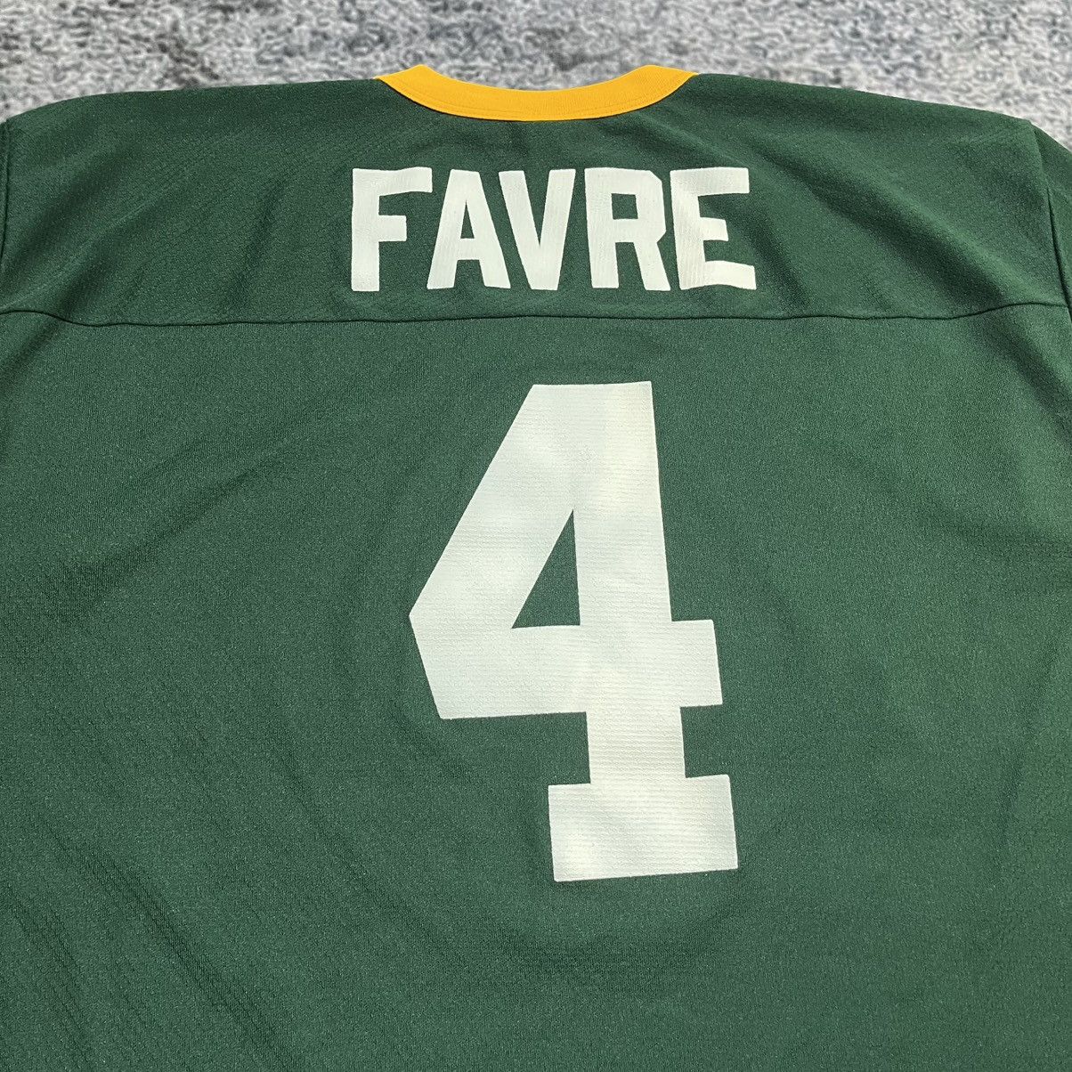 Logo 7 Vintage 90s Brett Farve Green Bay Packers #4 Logo 7 Jersey Size US L / EU 52-54 / 3 - 6 Thumbnail