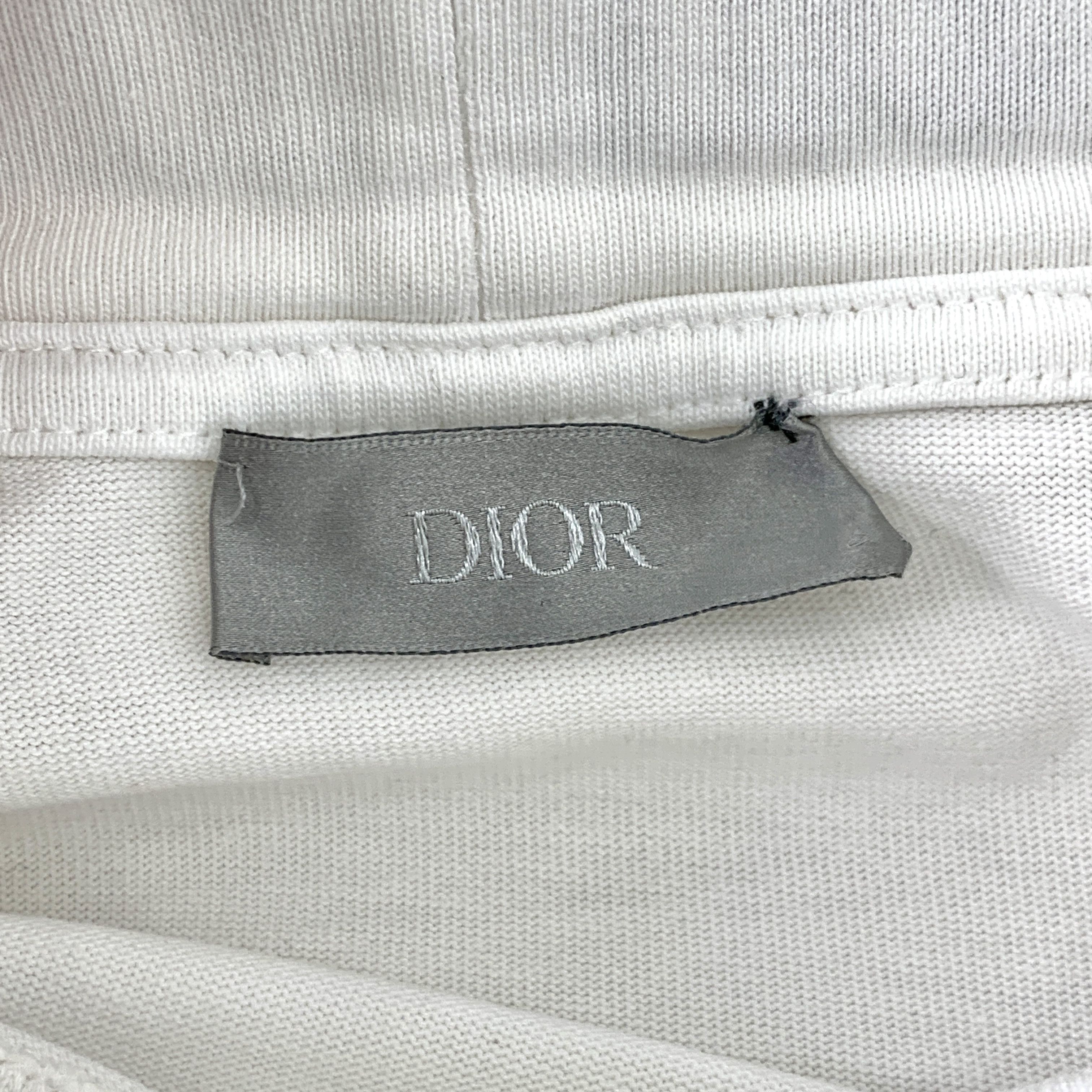 Dior Dior White Logo Cotton Crewneck Tee (Size XS) Size US XS / EU 42 / 0 - 2 Thumbnail