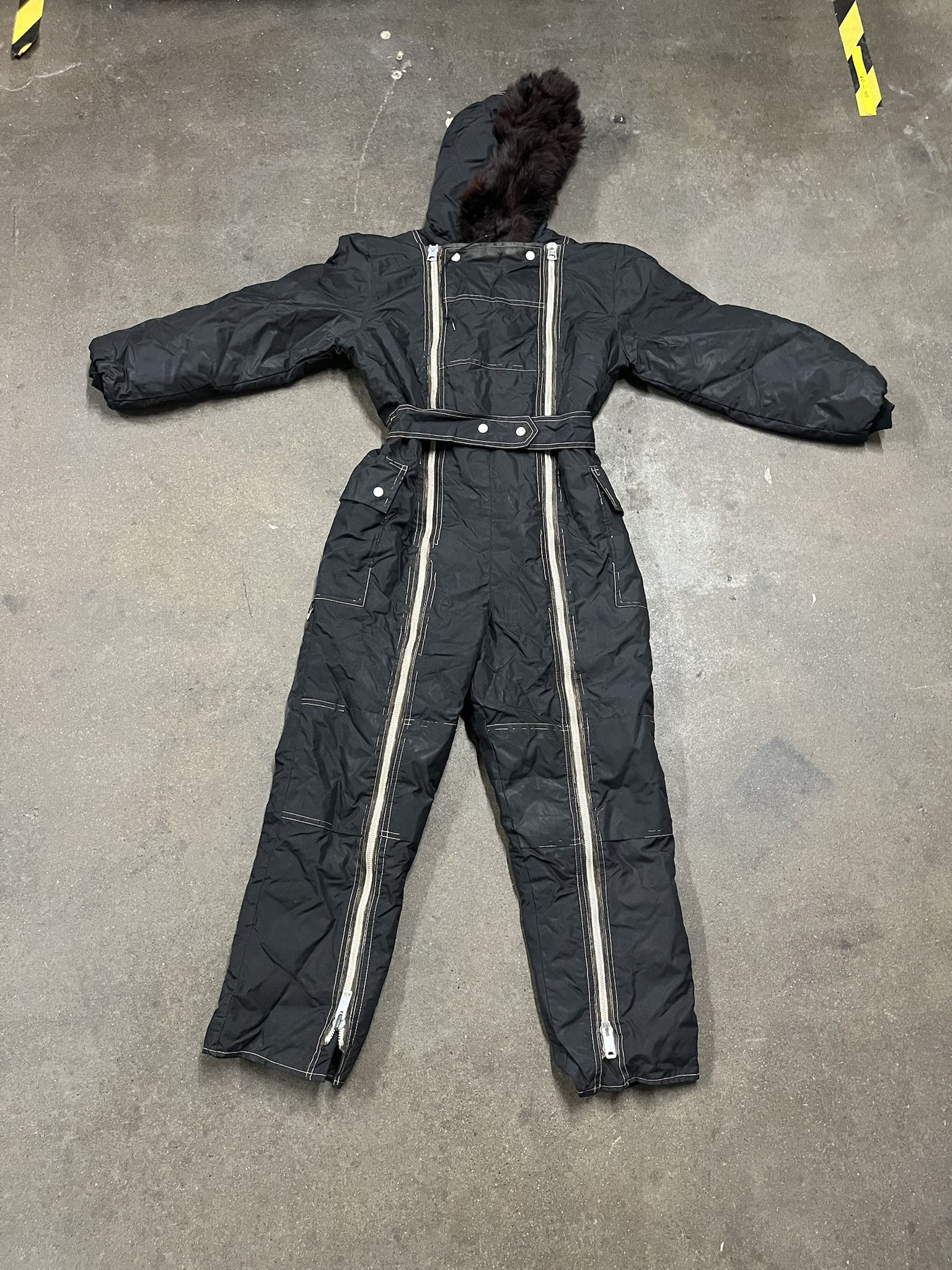 Carhartt × Vintage Vintage 1980s Fur Hood Nylon Full Zip Snow Suit Size S Size US S / EU 44-46 / 1 - 1 Thumbnail