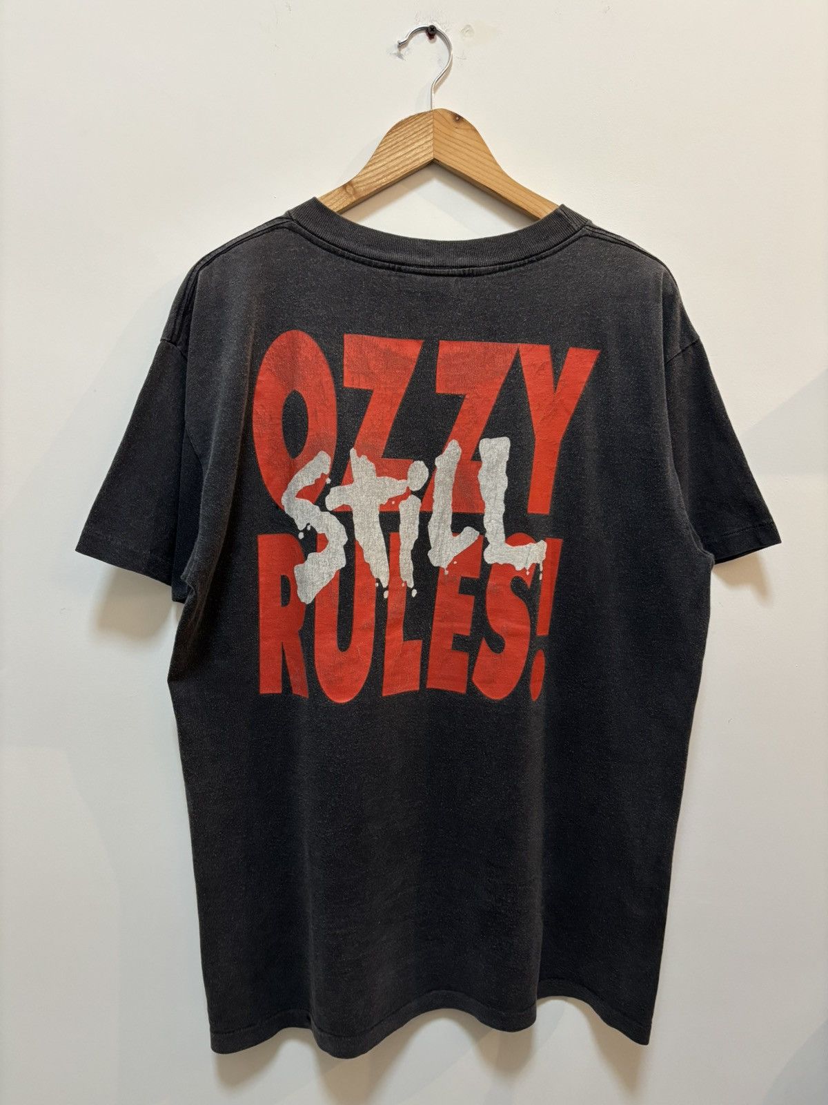 Ozzy Osbourne Vintage 1995 Ozzy Osbourne "Retirement Suck Tour" Size US XL / EU 56 / 4 - 2 Thumbnail