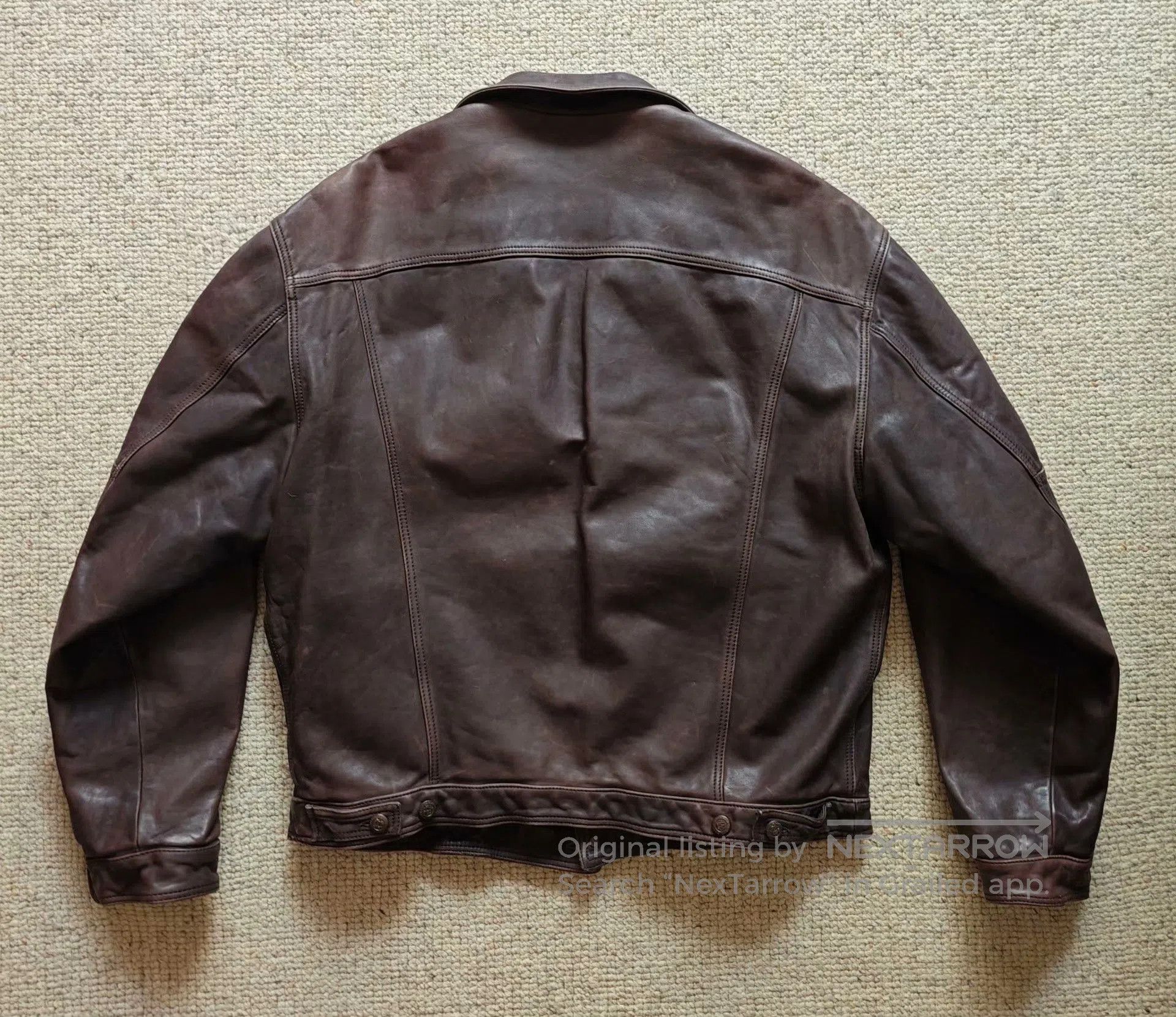 Marlboro Classics Marlboro Classic Type3 Leather Jacket. Size US XXL / EU 58 / 5 - 4 Thumbnail